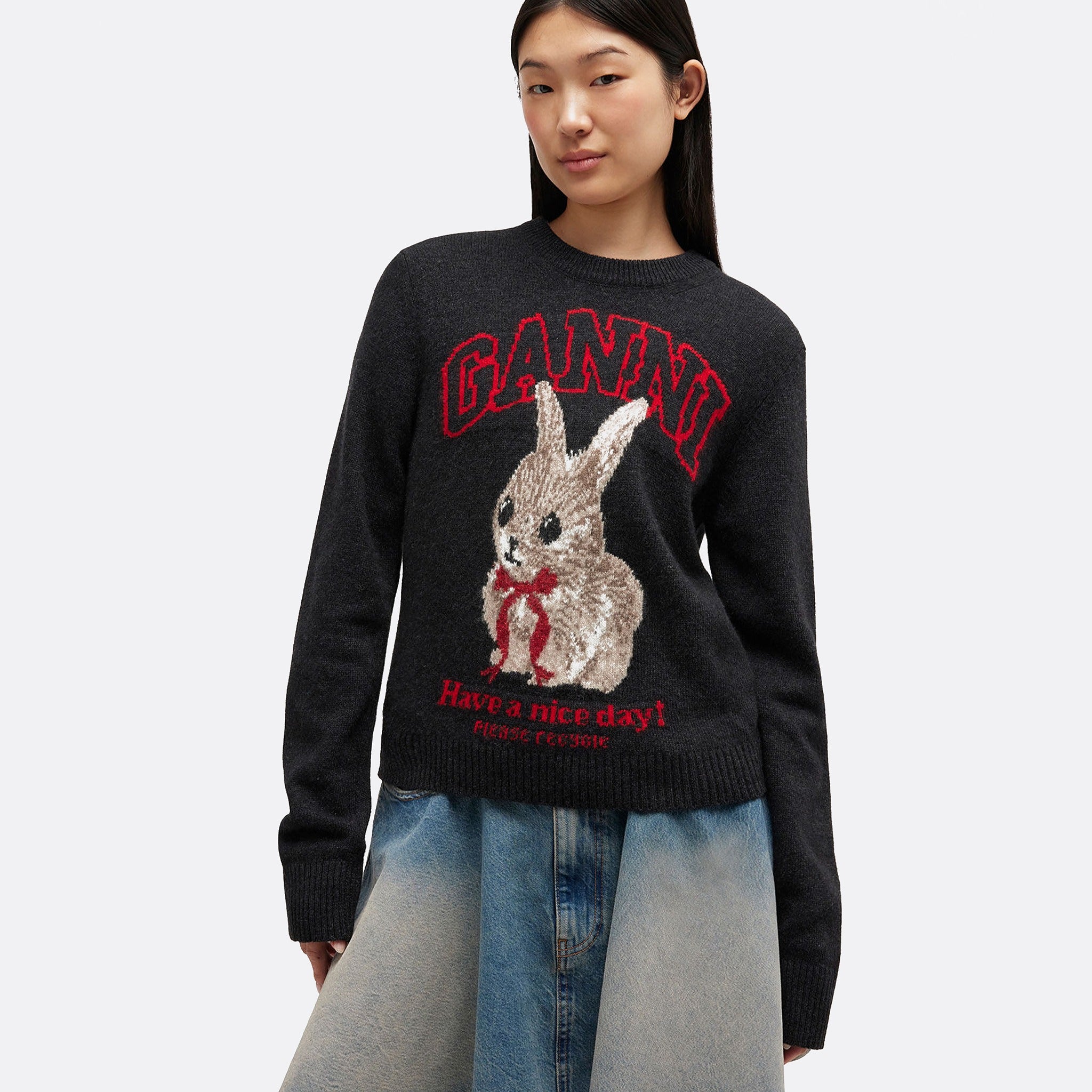 The Graphic Wool Sweater from Ganni