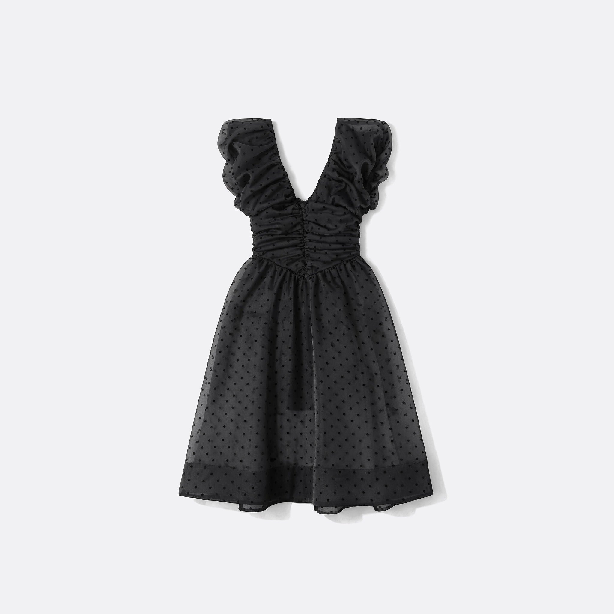 The Ruched Organza Maxi Dress from Ganni