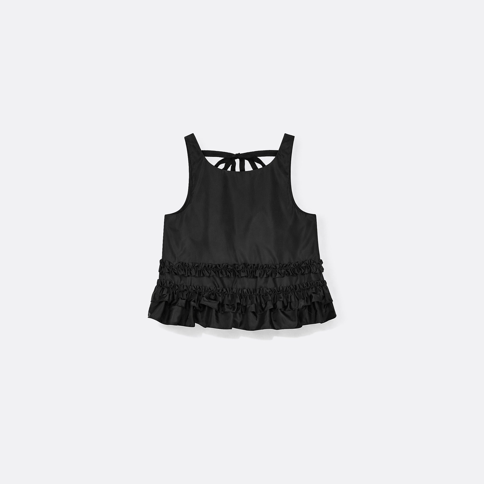 The Ruffled Duchesse Nylon Top from Ganni