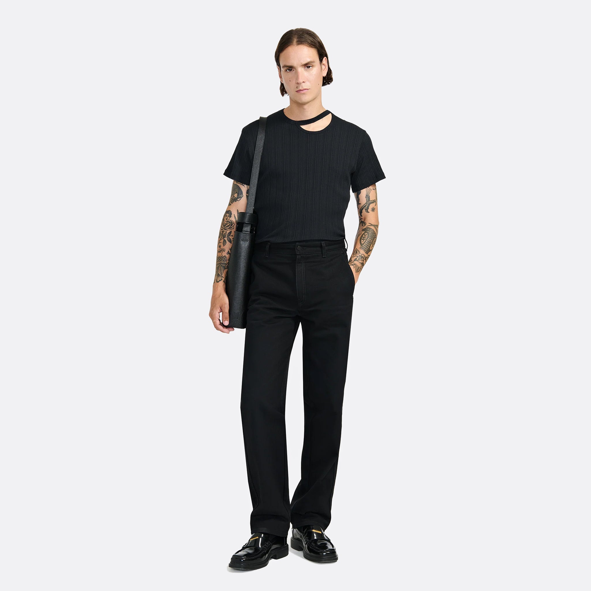 LGN Louis Gabriel Nouchi Straight-Leg 5-Pocket Pants