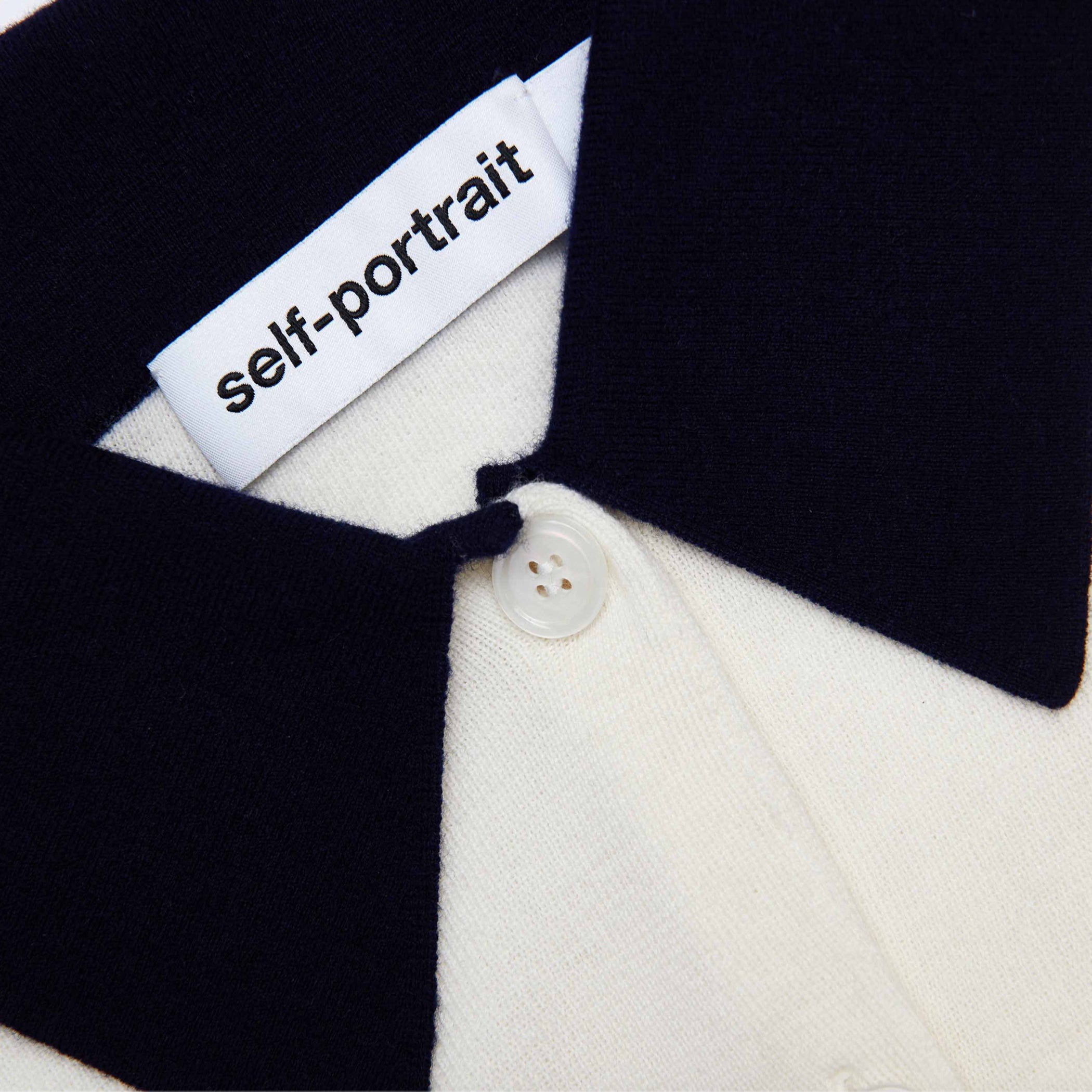 Self-Portrait Merino Wool Cardigan