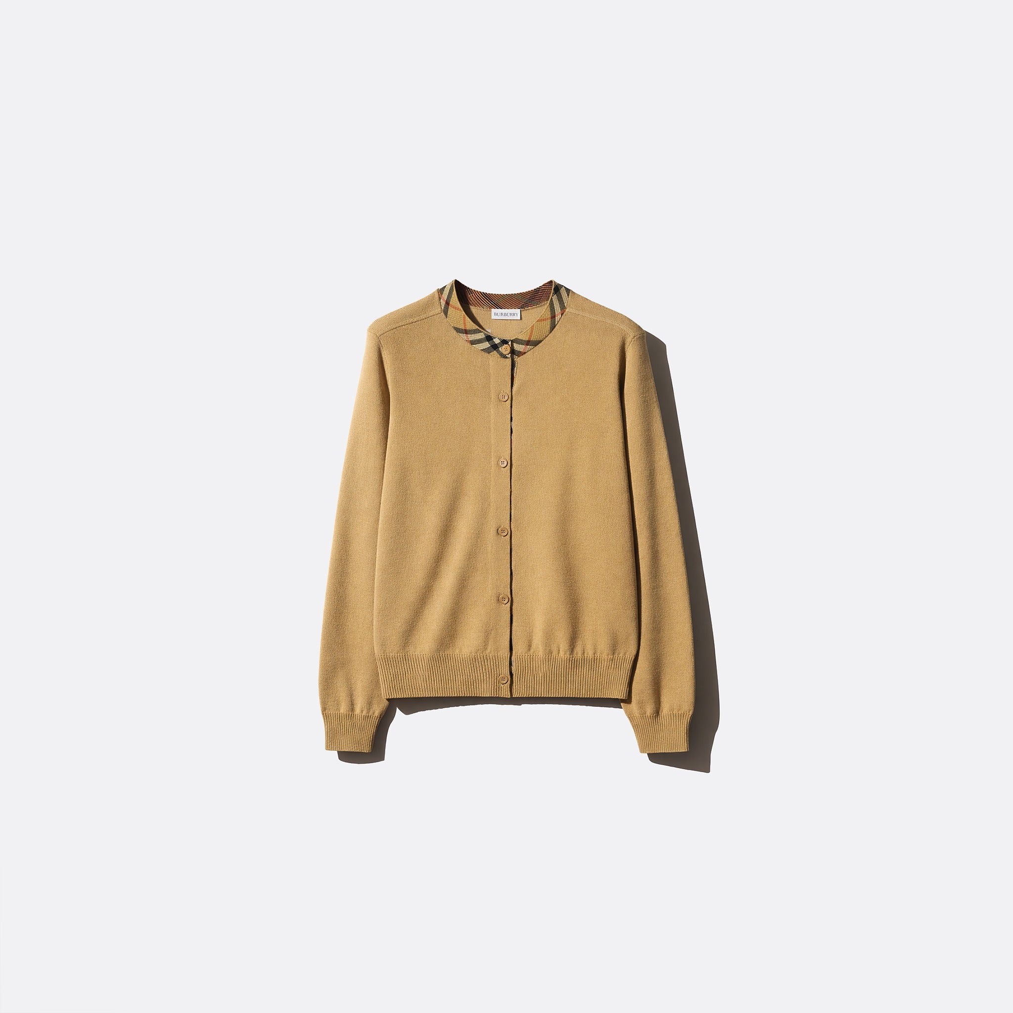 Check Wool Cardigan from Burberry