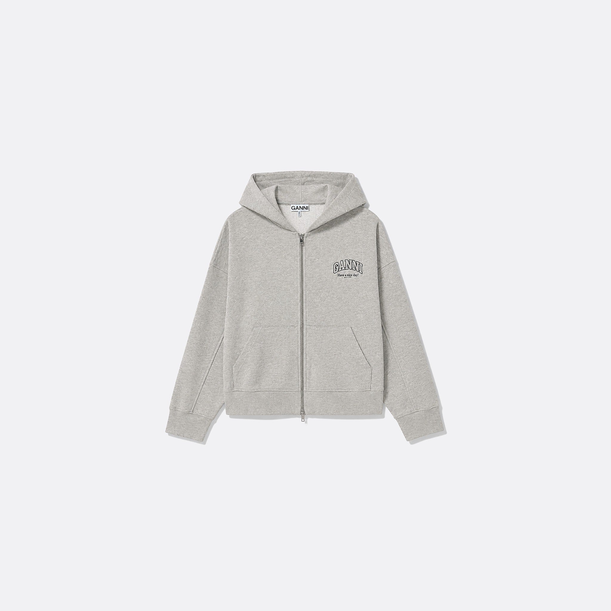 Essential Zip-Up Hoodie from GANNI
