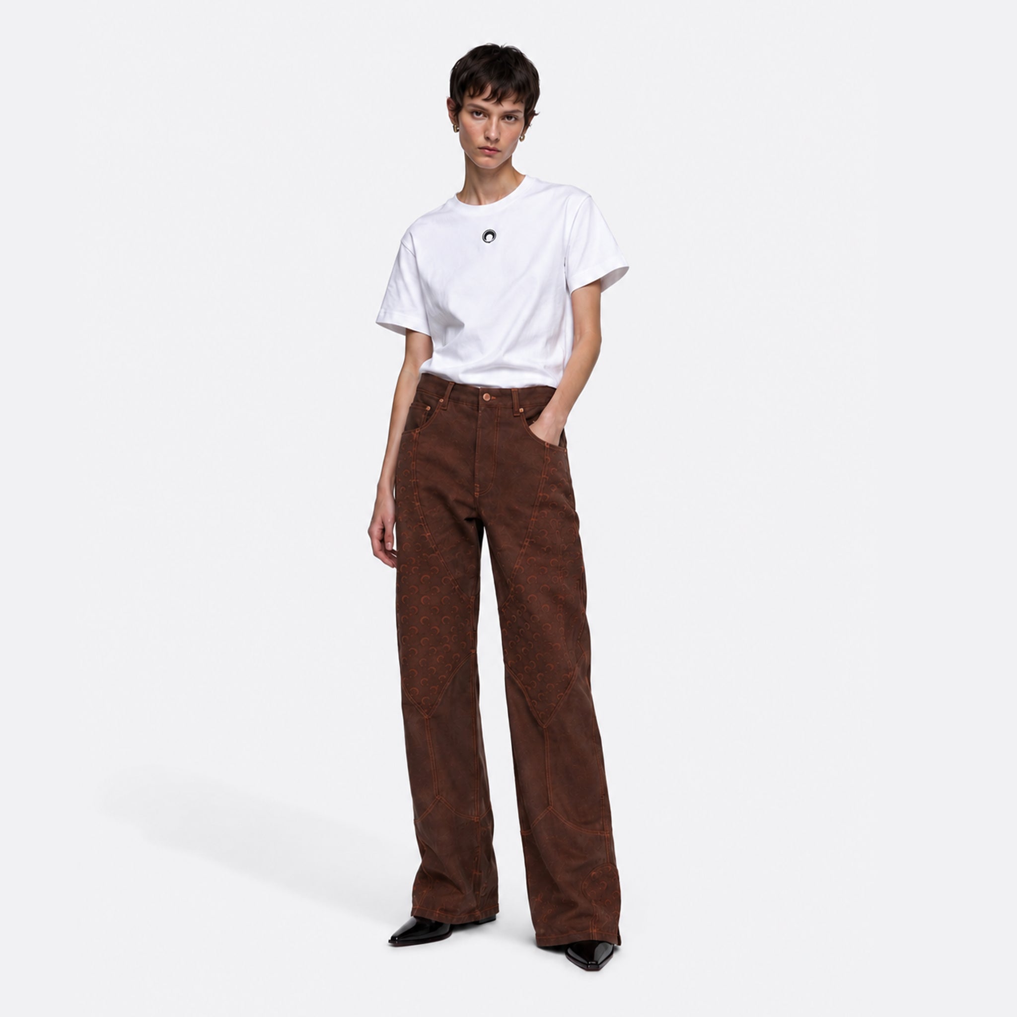 Moon Cotton T-Shirt from Marine Serre