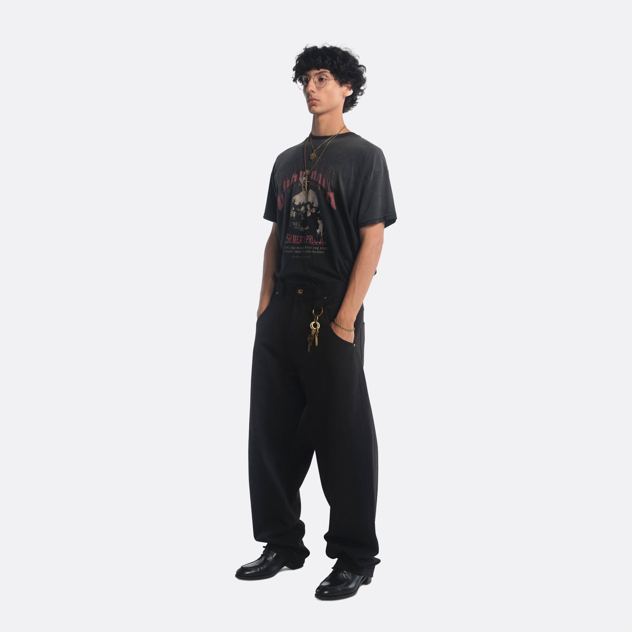 Willy Chavarria Bad Boy Jean in Black