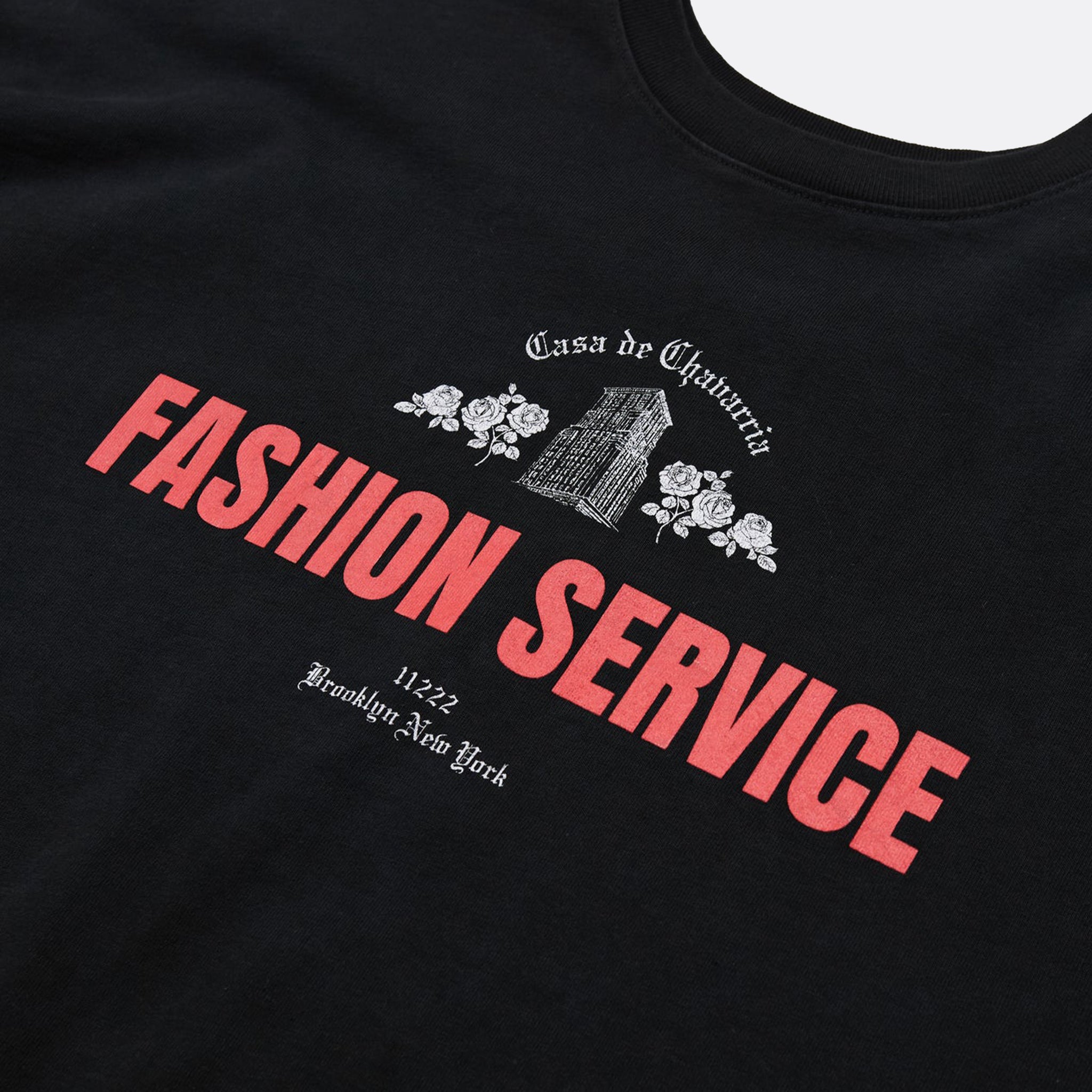 Willy Chavarria Casa De Chavarria Buffal Tee in Black