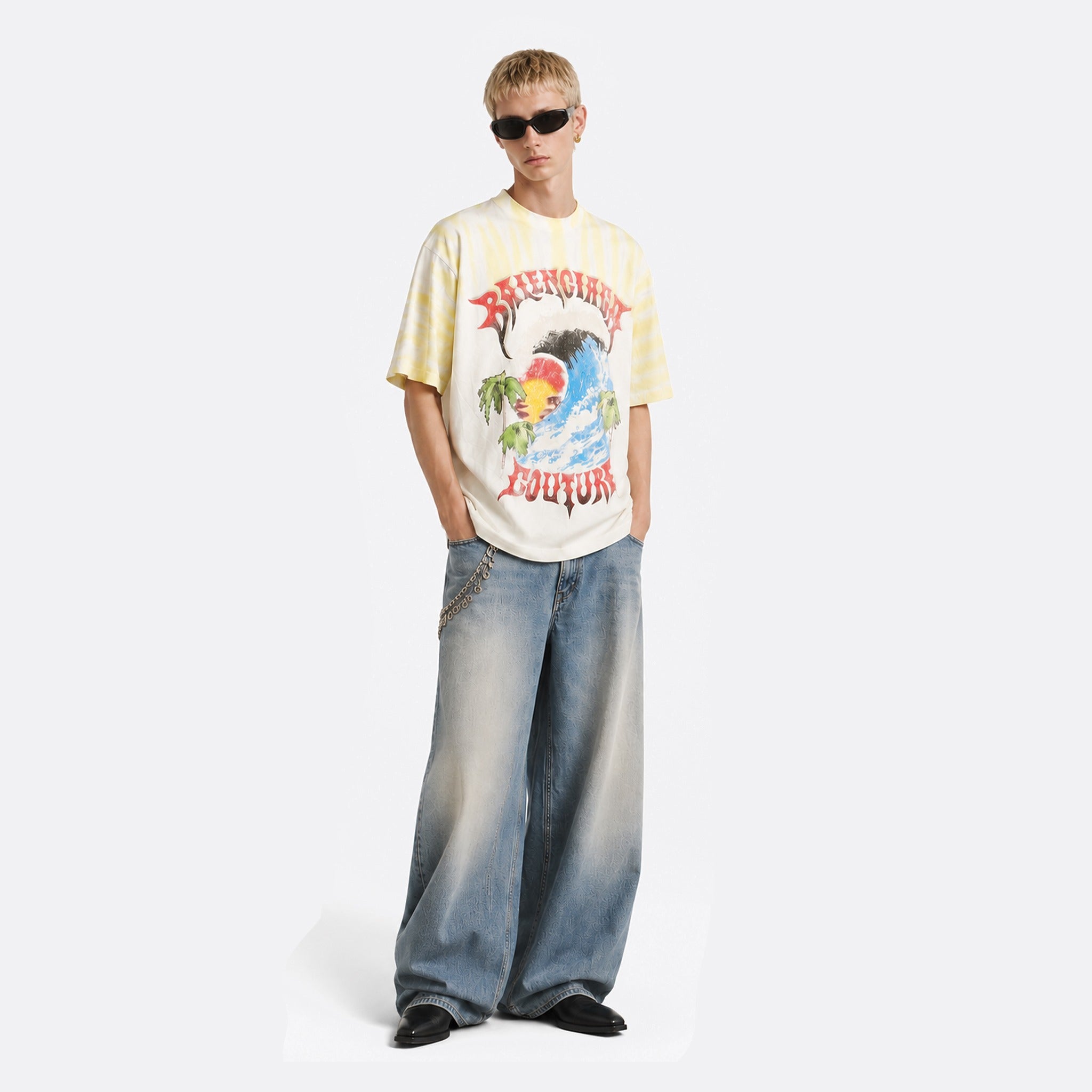 Extreme Tie Dye Medium Fit T-Shirt from Balenciaga