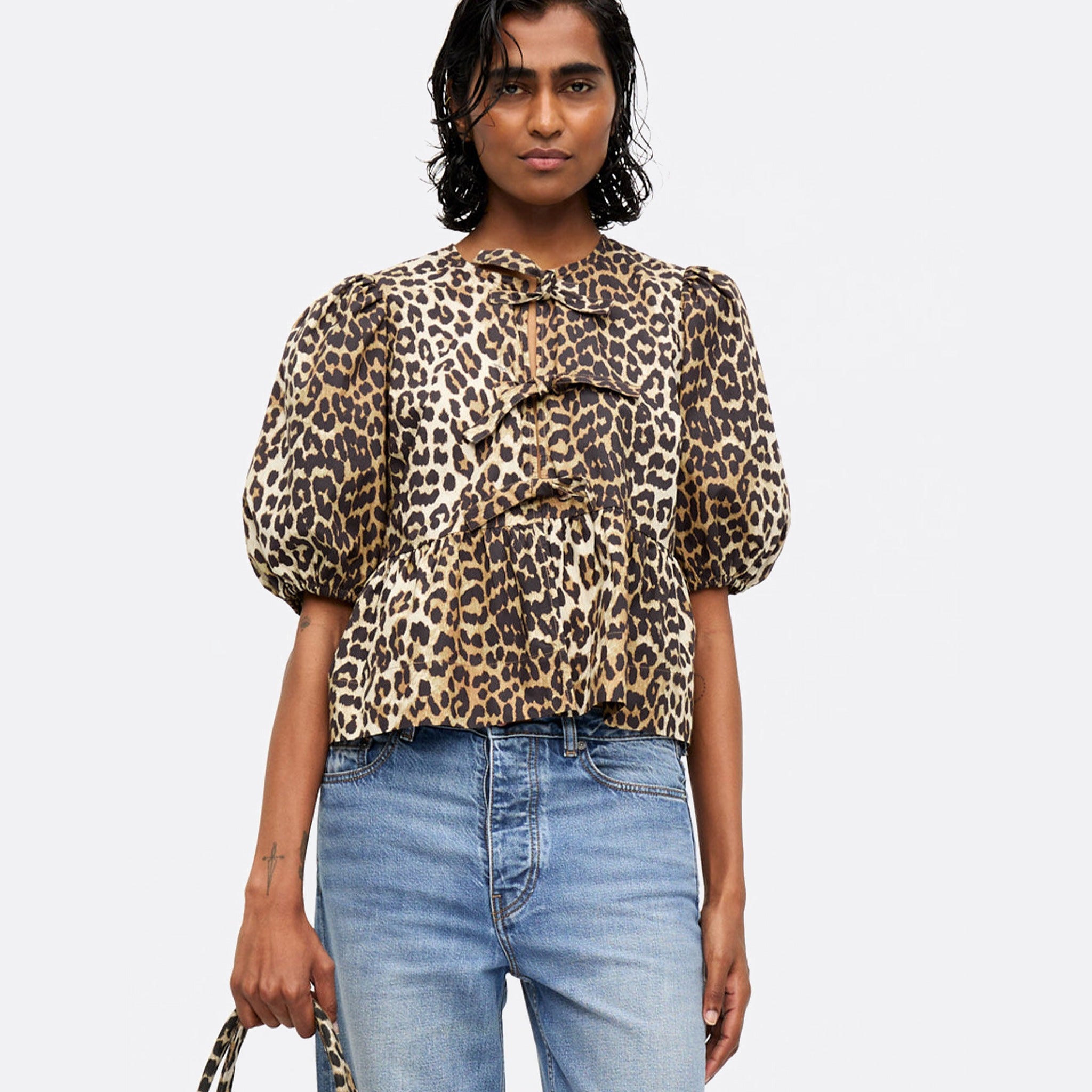 The Tie Blouse from Ganni