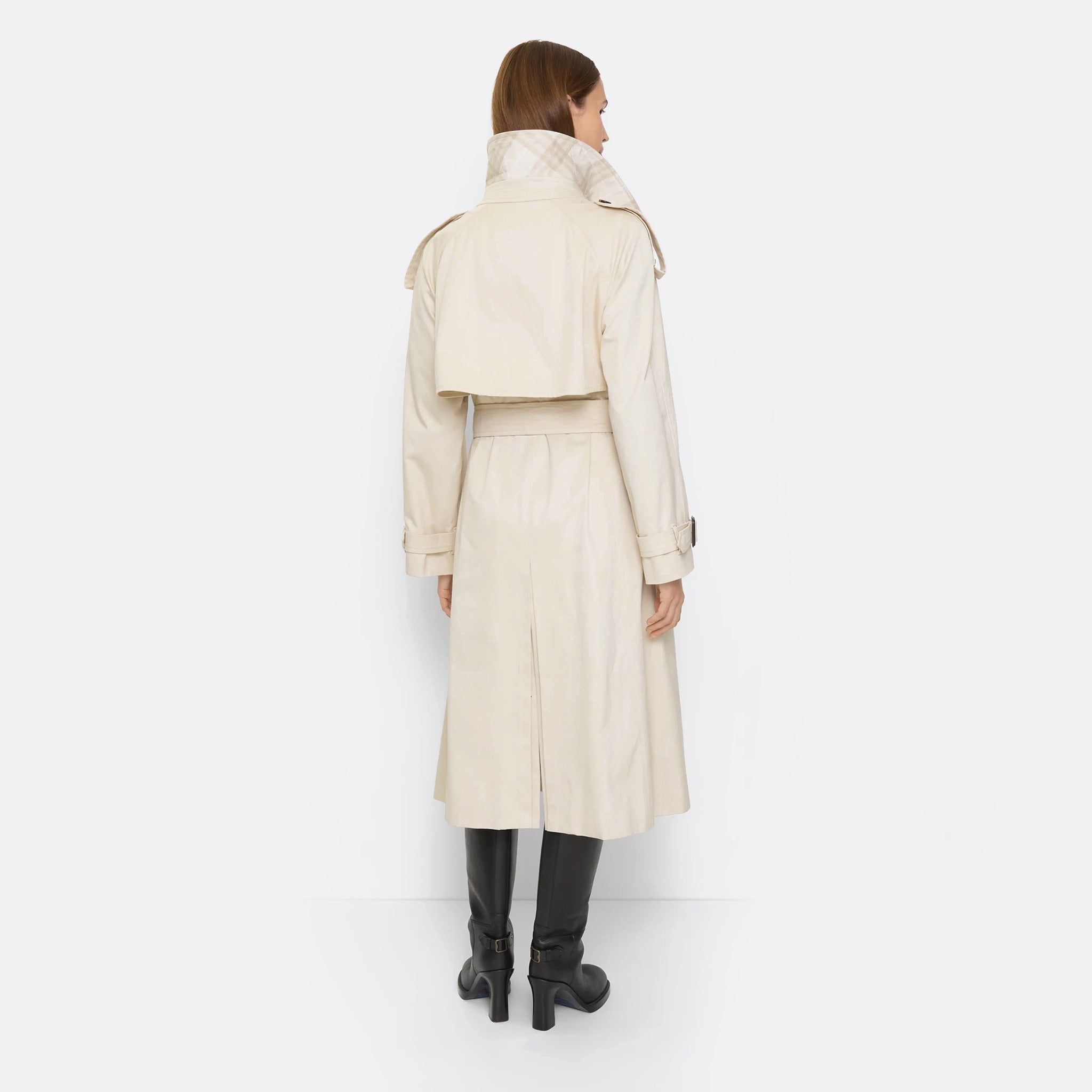 The Long Fitzrovia Trench Coat from Burberry in White