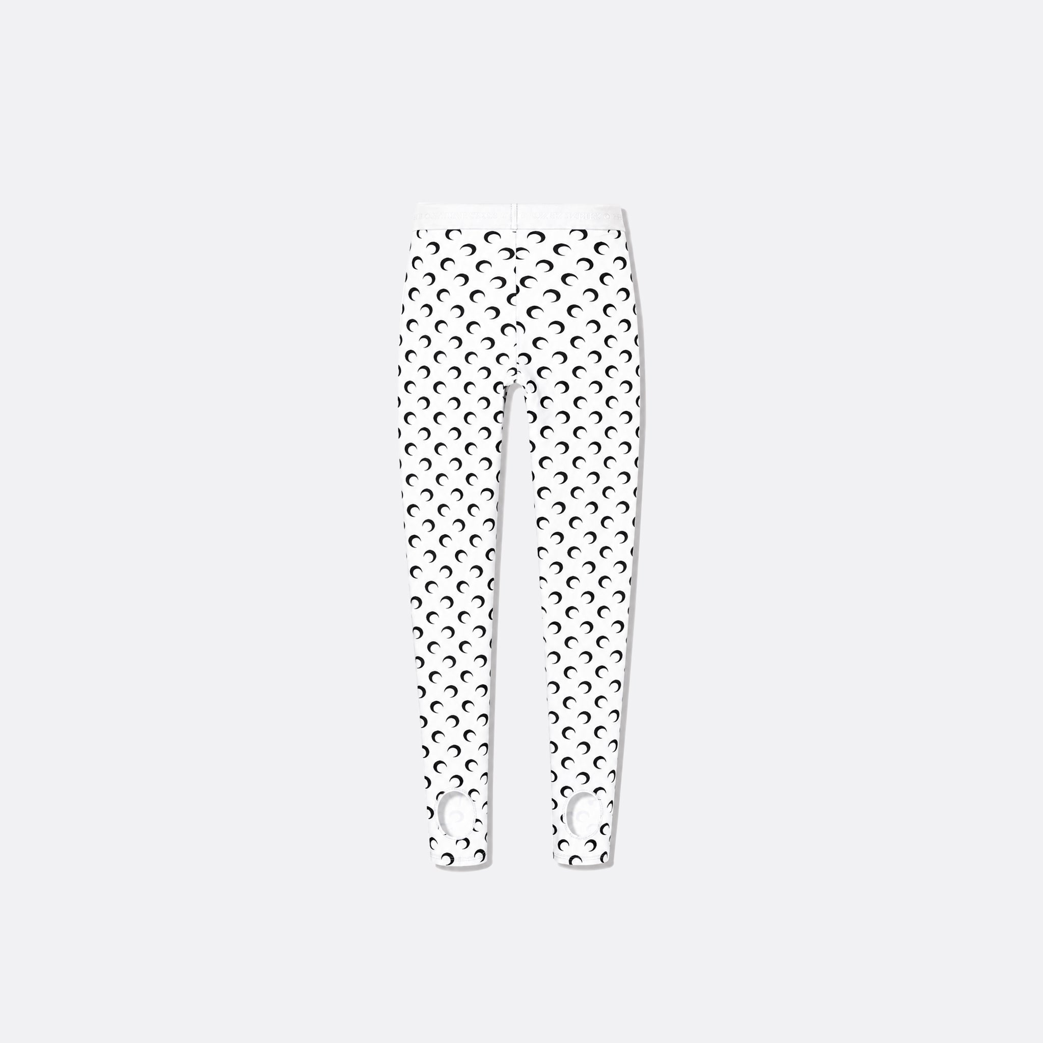 Recycled Moon Jersey Stirrup Leggings from Marine Serre
