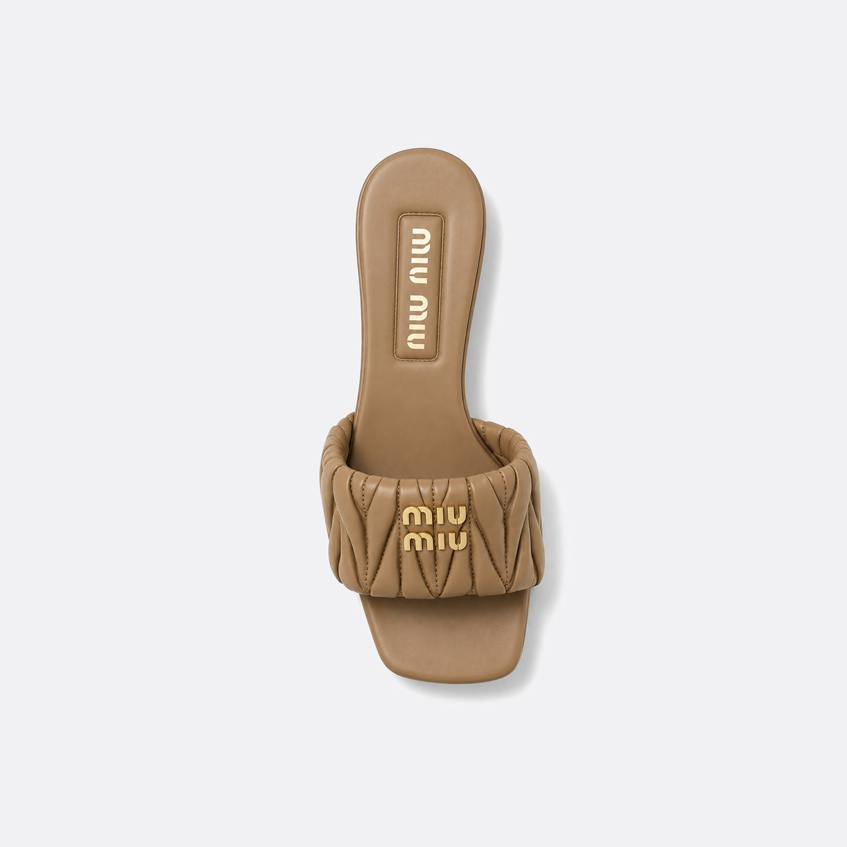 Matelassé Mules from Miu Miu