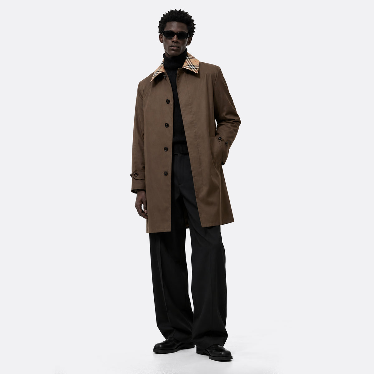 Mid-Length Gabardine Car Coat from Burberry