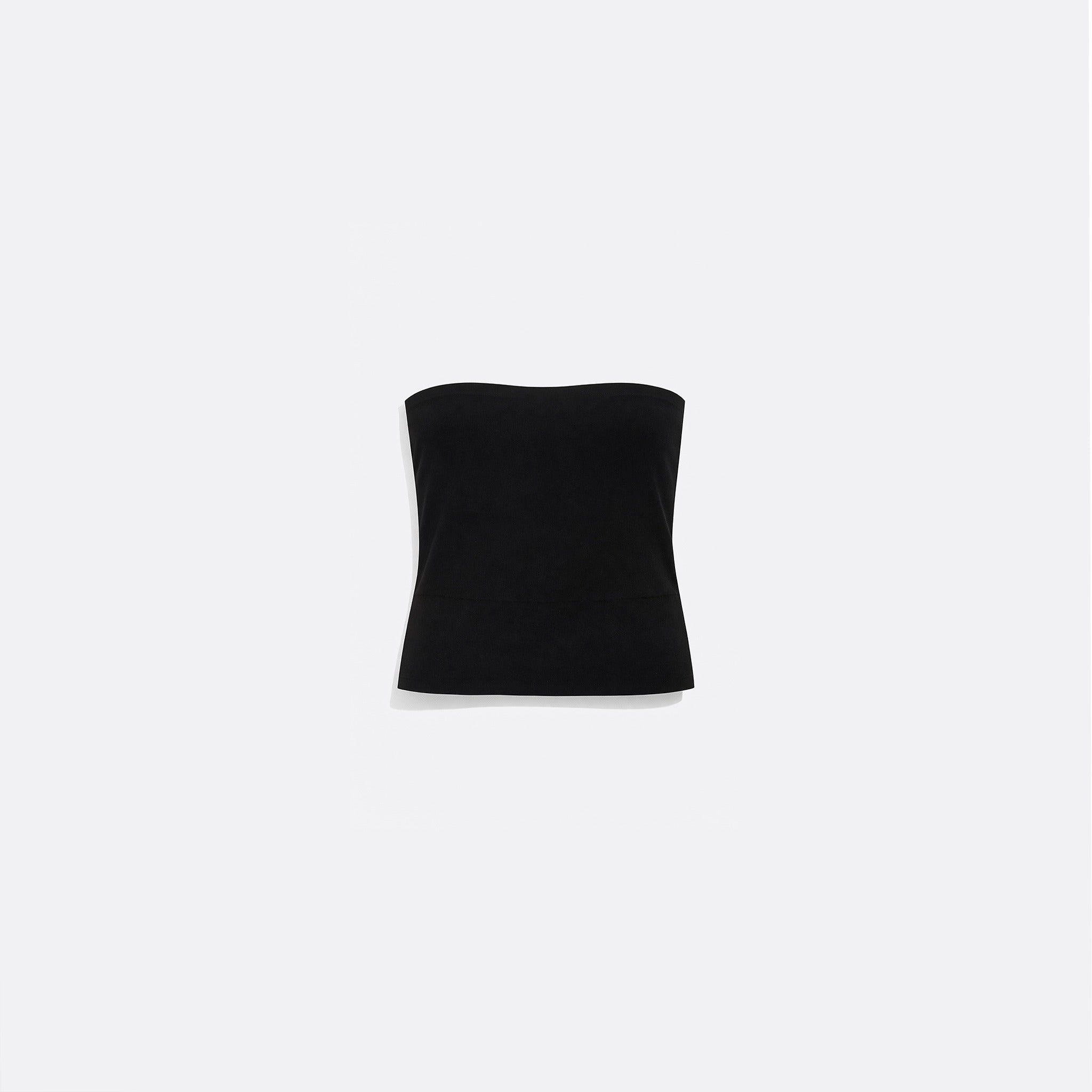 The Strapless Top from Norma Kamali in Black