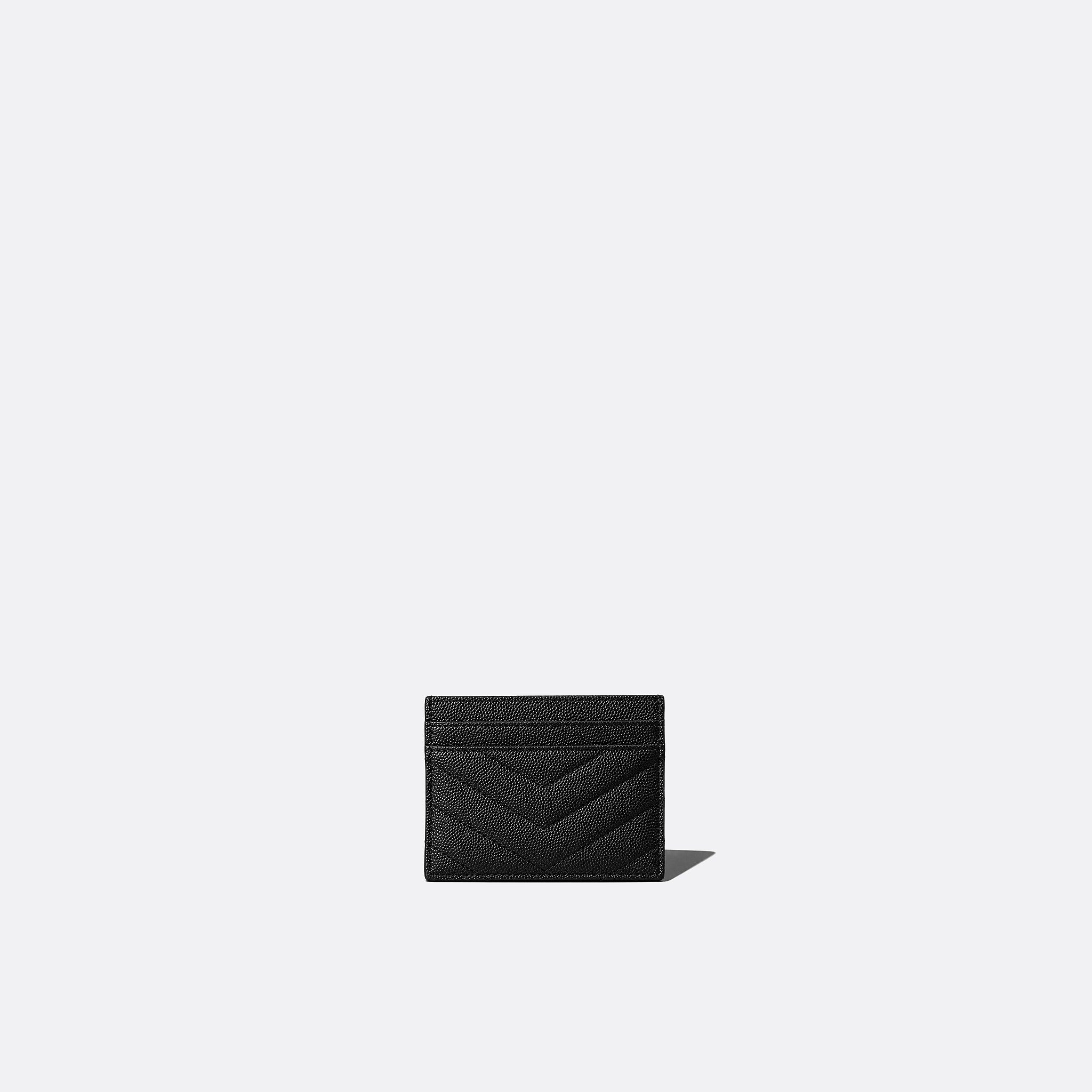Quilted Leather Card Holder from Saint Laurent