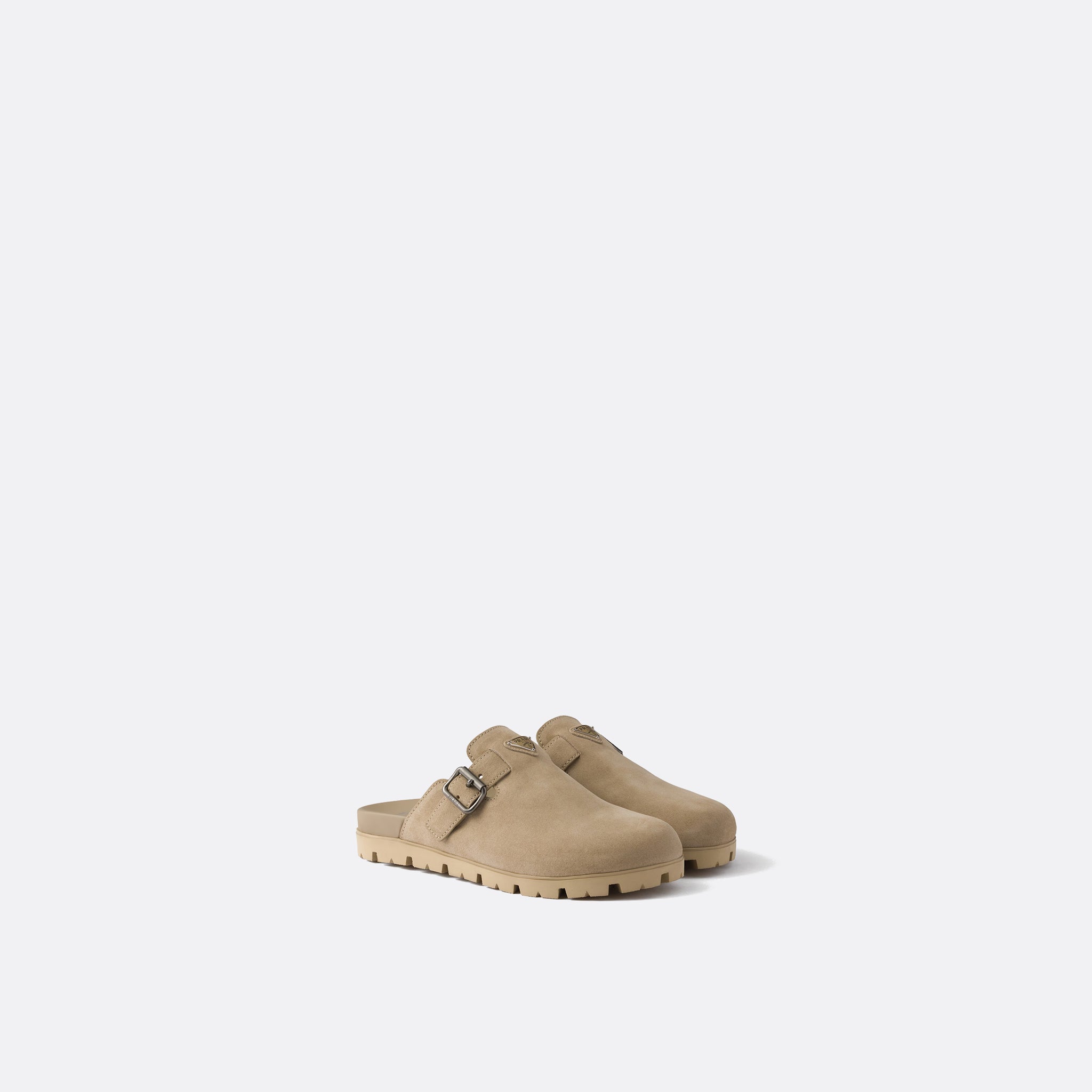 Suede Strap Mules from Prada