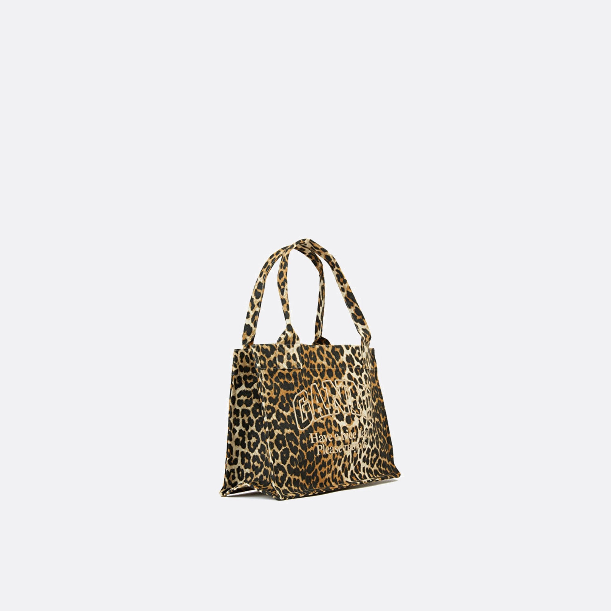 The Leopard Print Tote Bag from Ganni