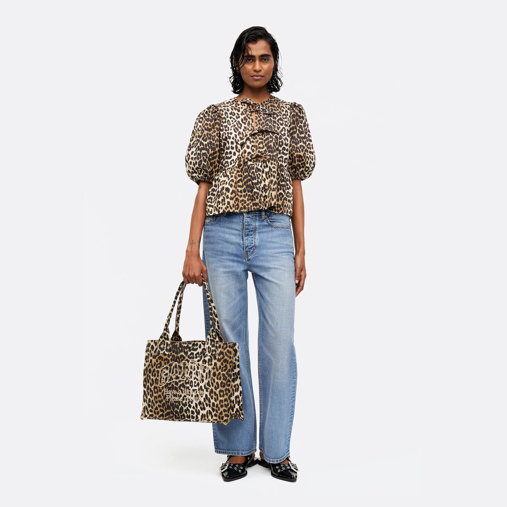 The Tie Blouse from Ganni