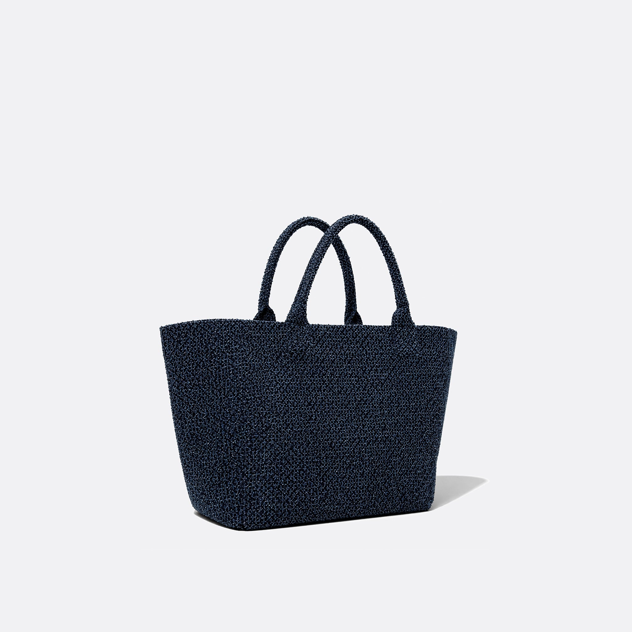 XXL Bear Tweed Denim Shopper Tote from GANNI