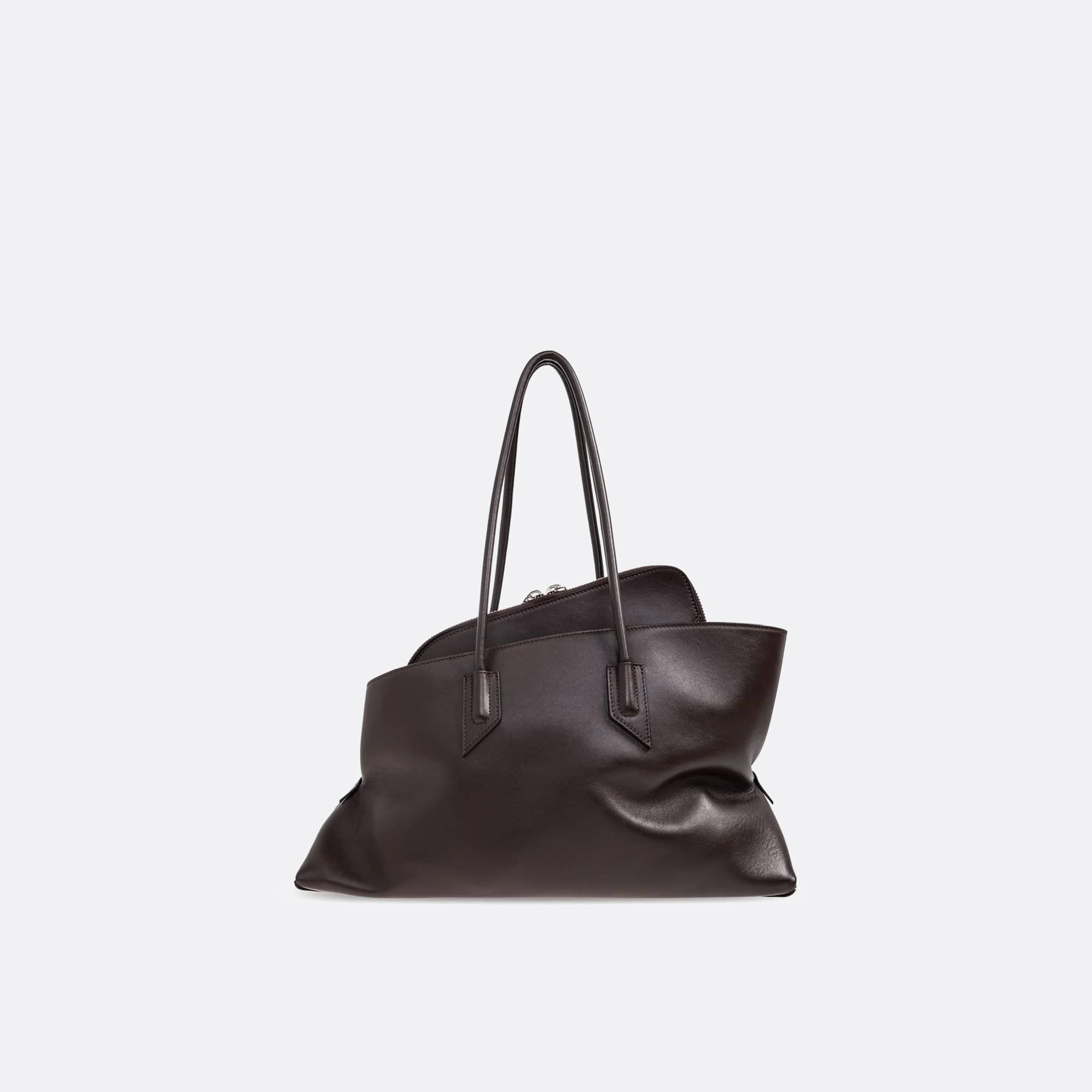 La Passeggiata Medium Leather Shoulder Bag from The Attico