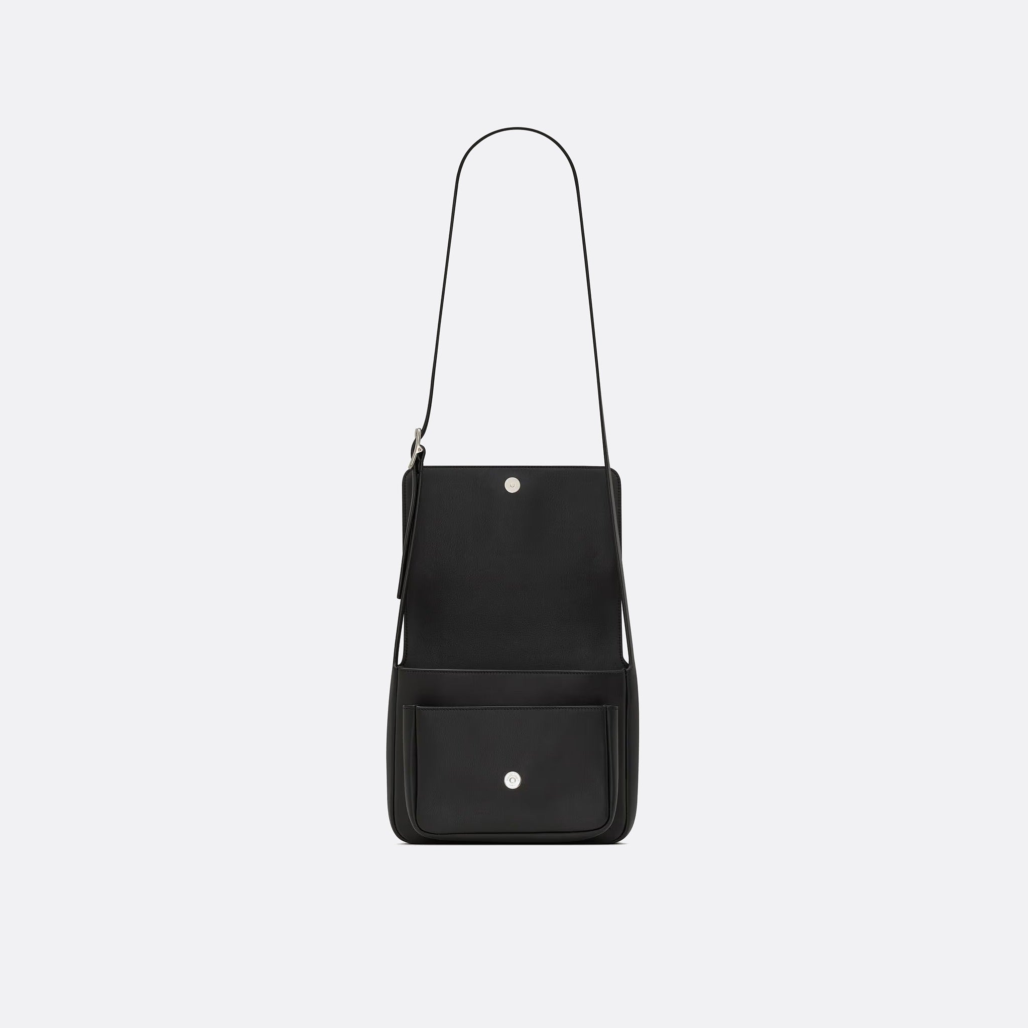 The Small Satchel Shoulder Bag in Black from Saint Laurent