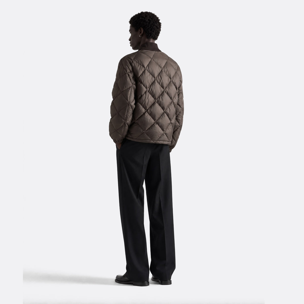 Short Technical Fabric Down Jacket from Prada