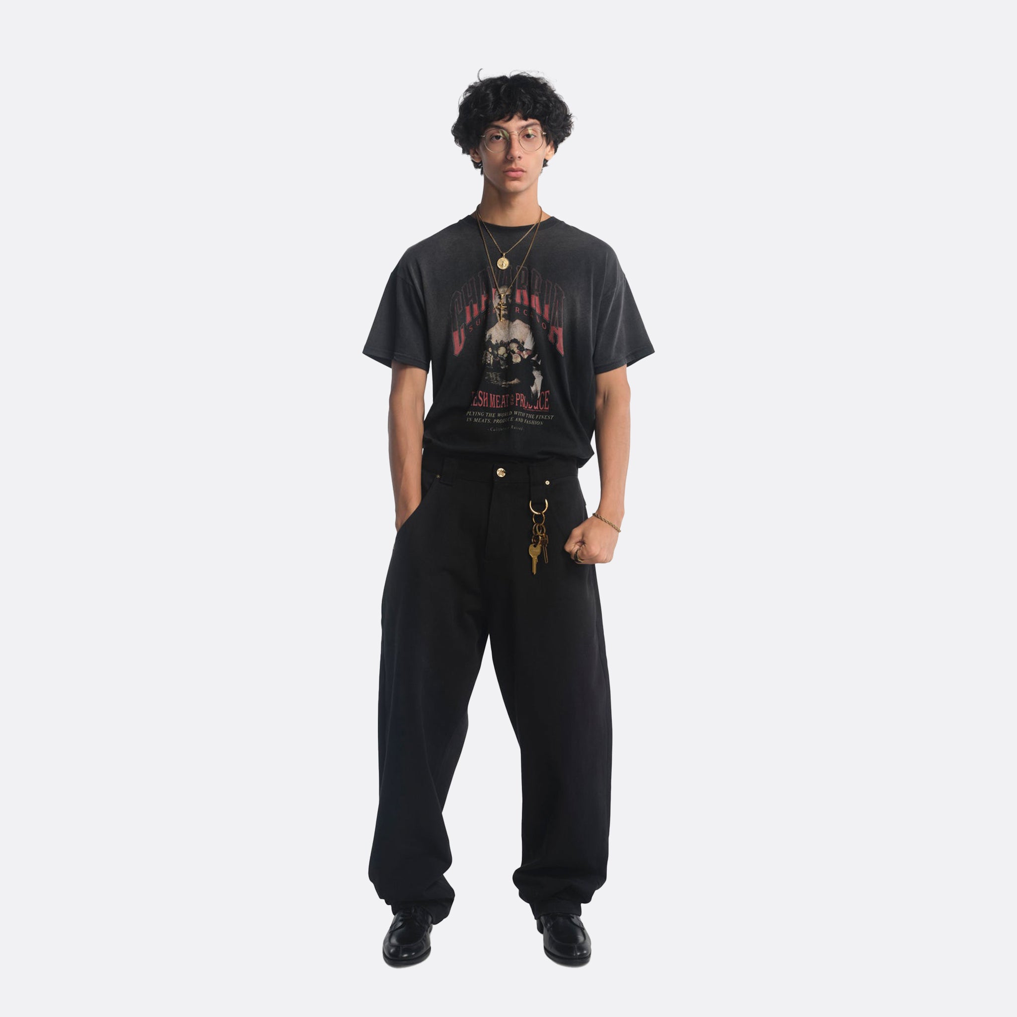 Willy Chavarria Bad Boy Jean in Black