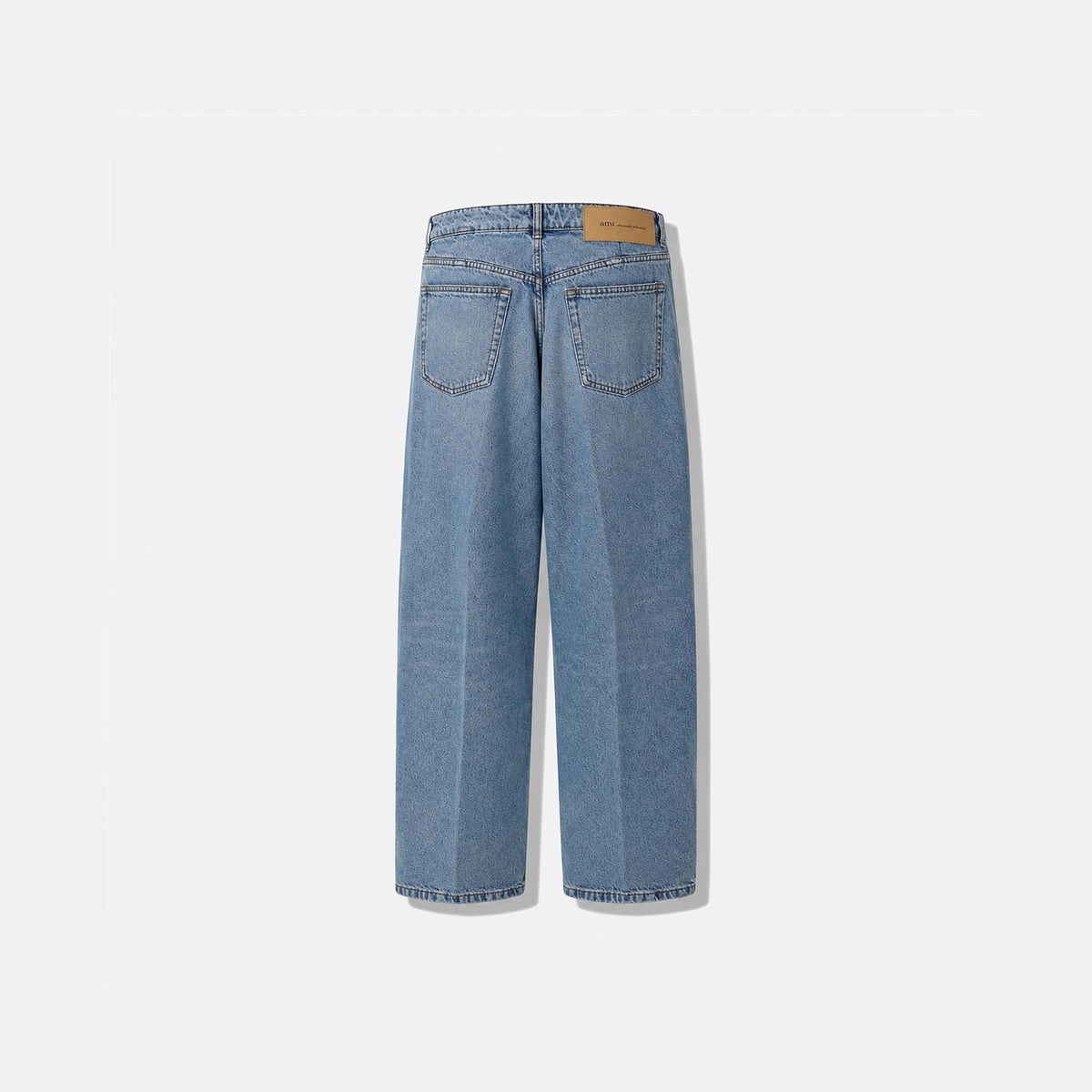 Balloon-Fit Cotton Jeans from AMI Paris