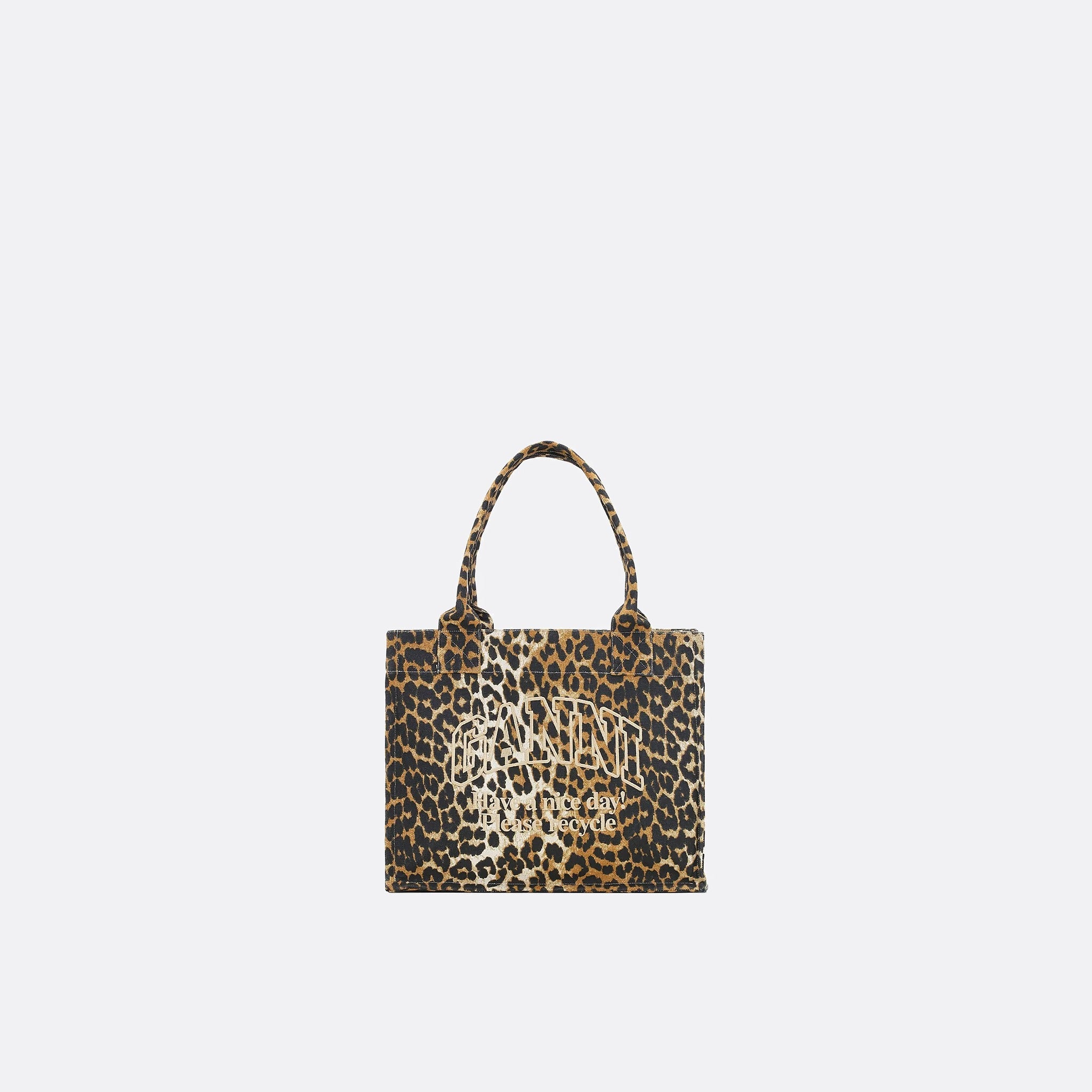 The Leopard Print Tote Bag from Ganni