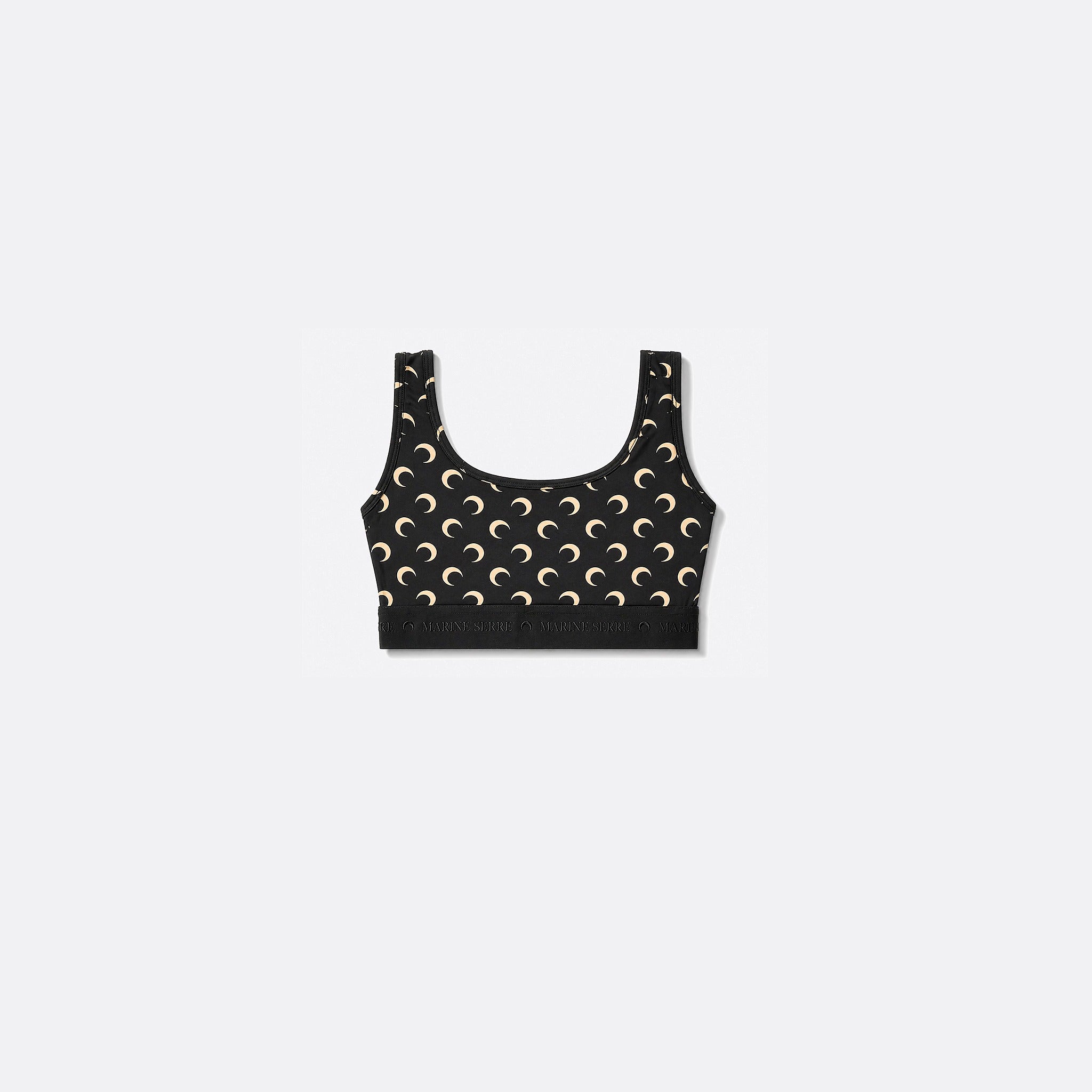 Recycled Moon Jersey Sports Bra from Marine Serre