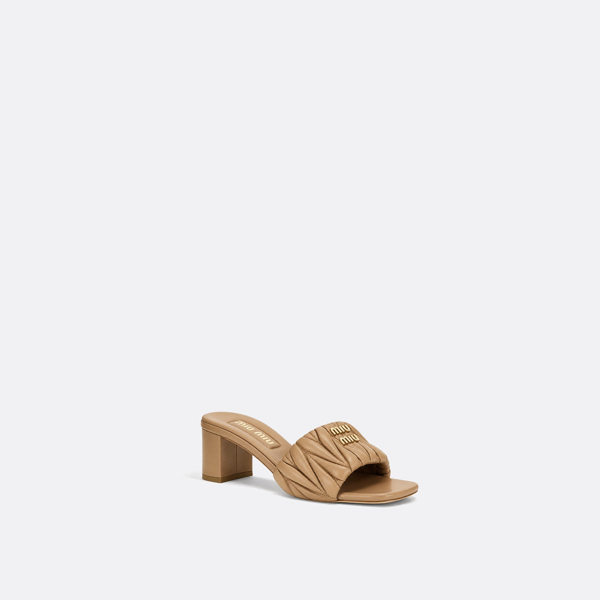 Matelassé Mules from Miu Miu