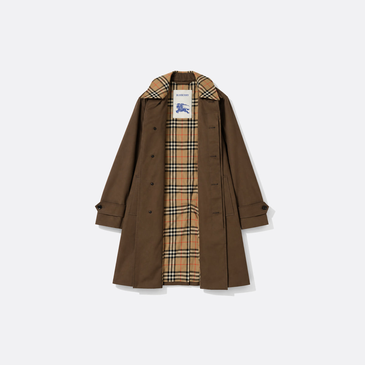 Mid-Length Gabardine Car Coat from Burberry