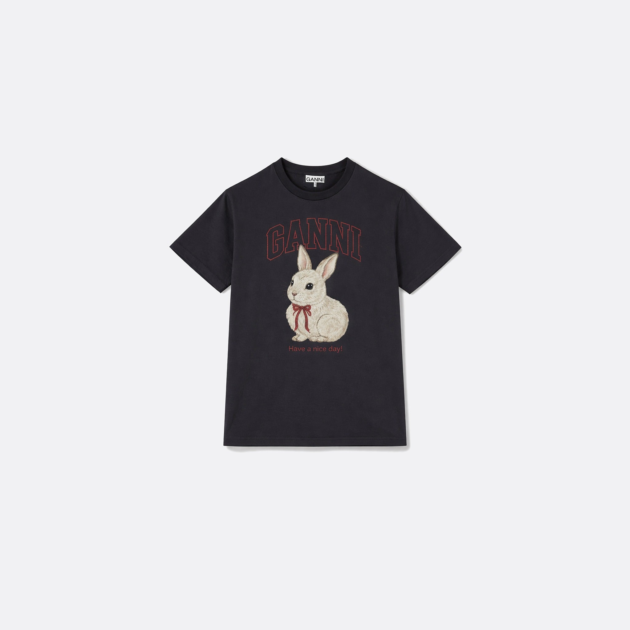 Rabbit Organic Cotton T-Shirt from GANNI