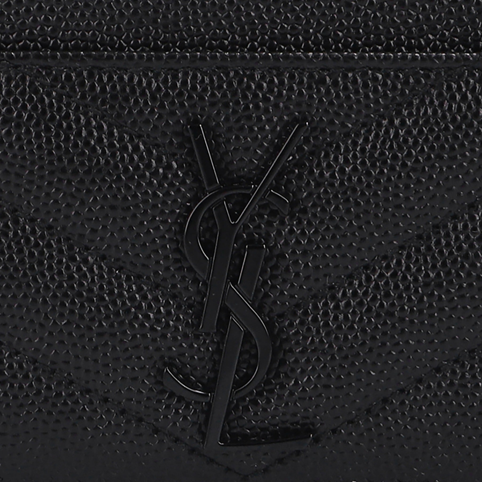 Quilted Leather Card Holder from Saint Laurent
