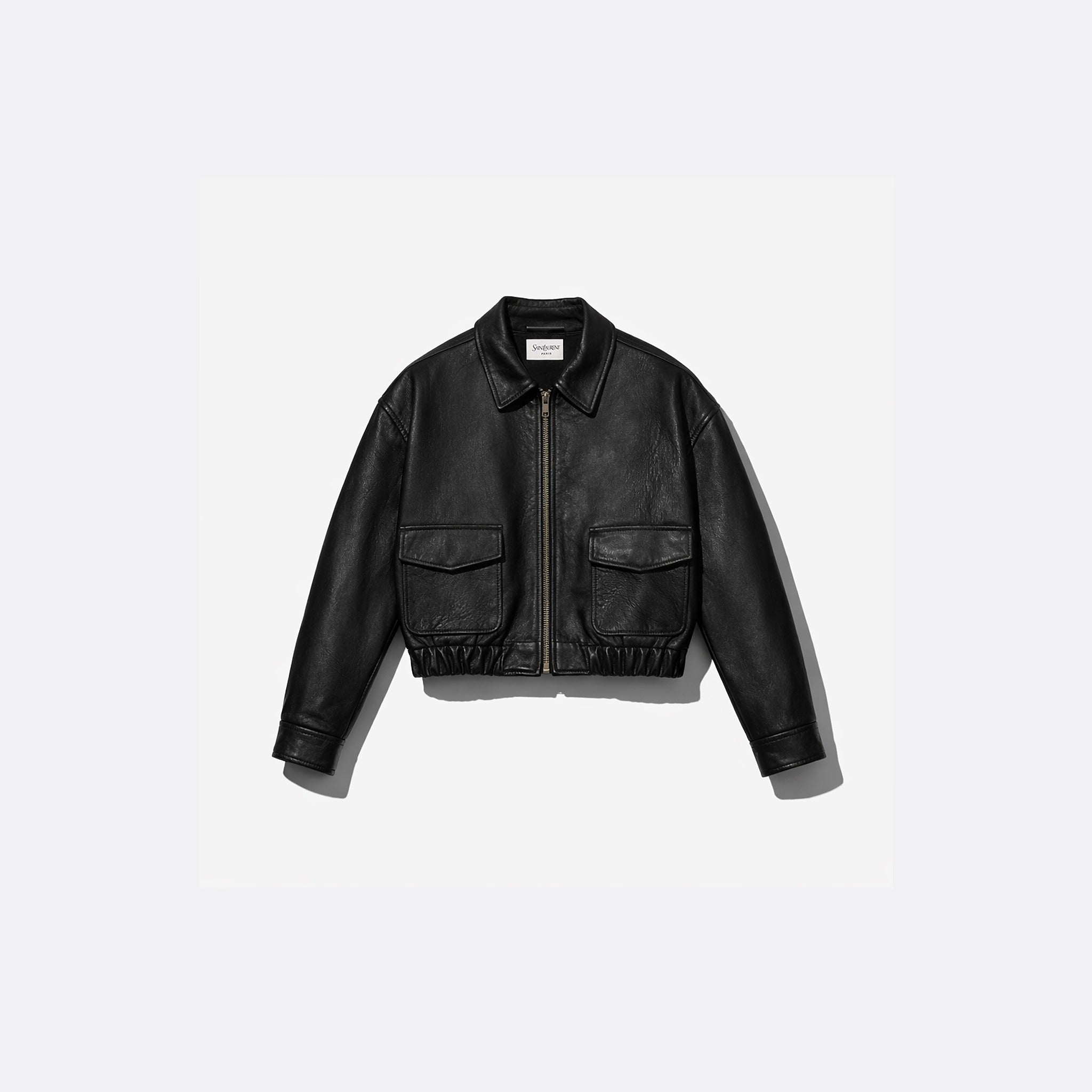 Short Lamb Leather Jacket from Saint Laurent