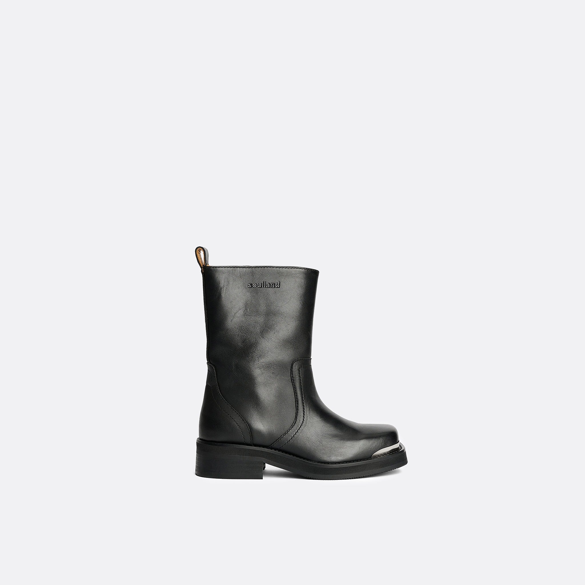The Delaware Boots from Soulland Black with Metal