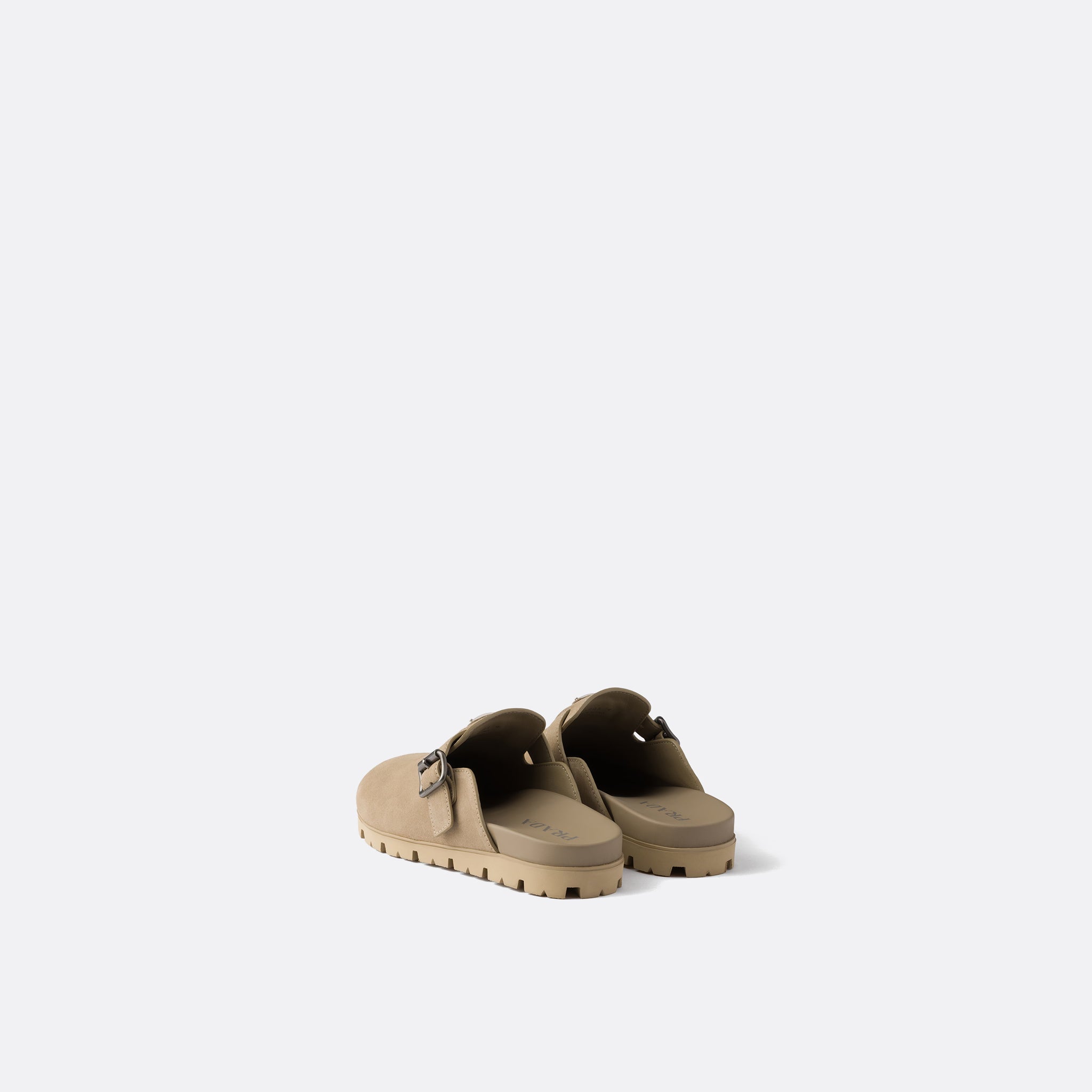 Suede Strap Mules from Prada