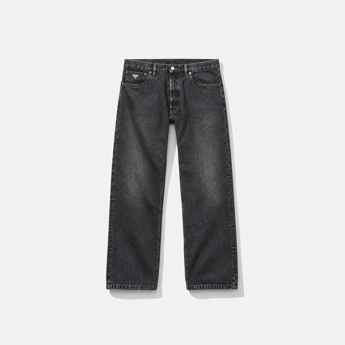 Vintage-Look Denim Jeans from Prada