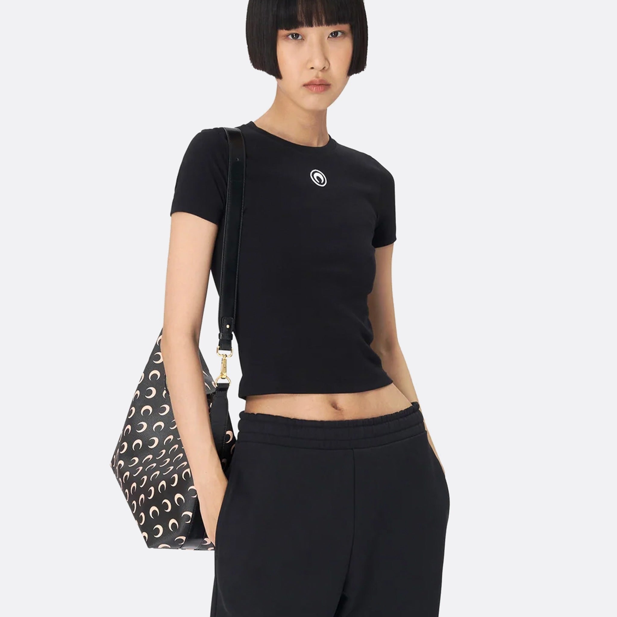 The Moon Logo Jersey Baby Fit T-Shirt from Marine Serre