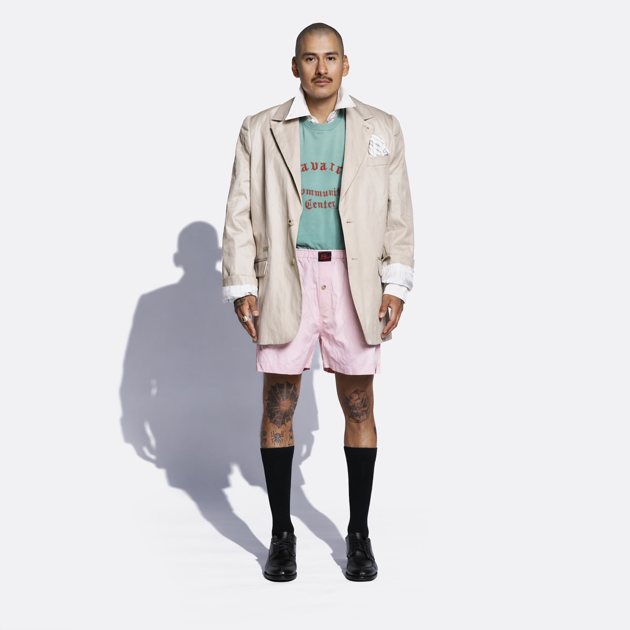 Willy Woven Boxer Shorts from Willy Chavarria in Pink