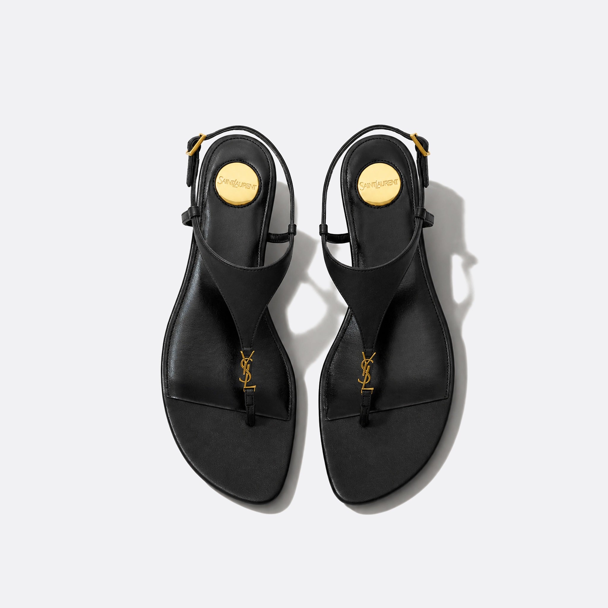 Cassandre Flat Sandals from Saint Laurent