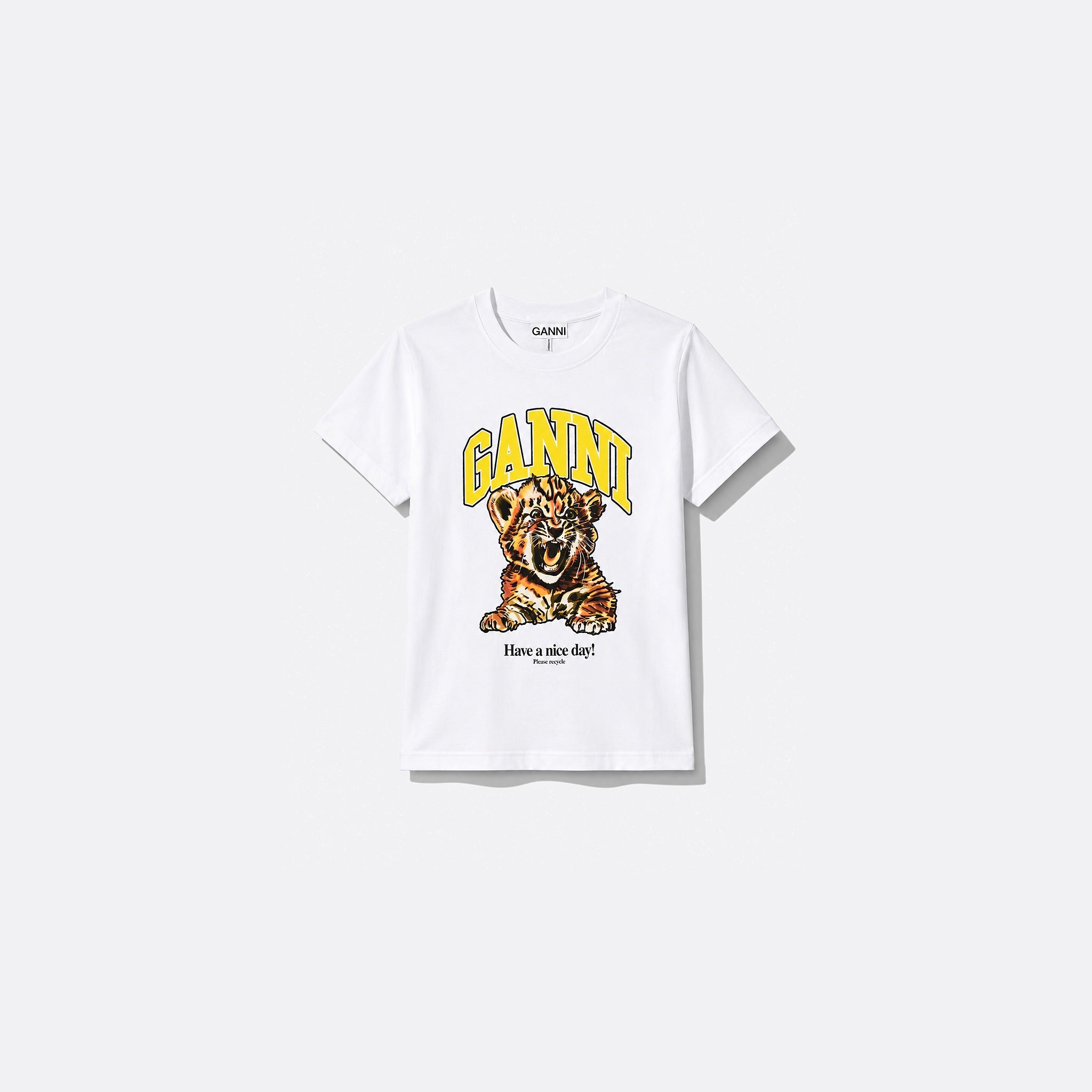 Tiger Cotton T-Shirt from GANNI