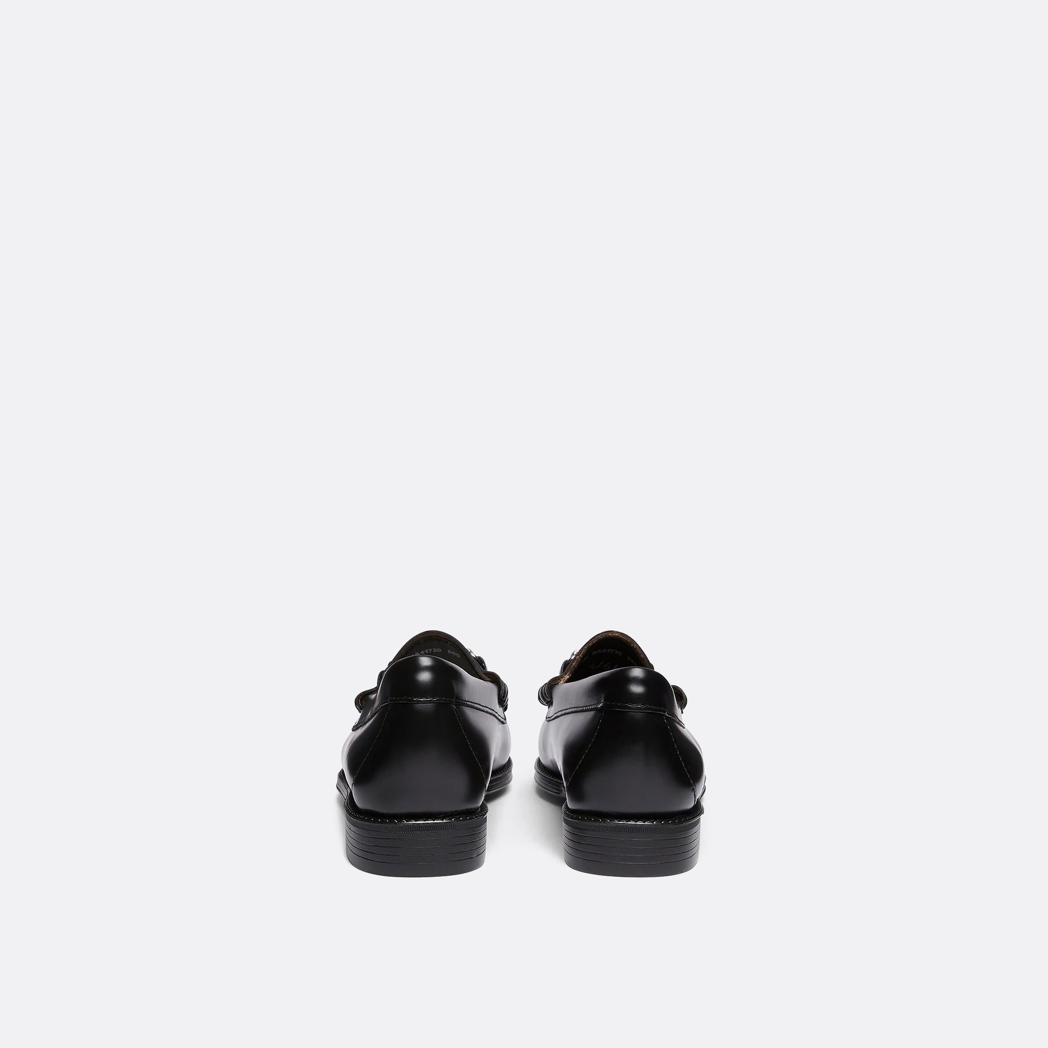 G.H Bass Easy Weejuns Lianna Horsebit Loafers in Black Leather