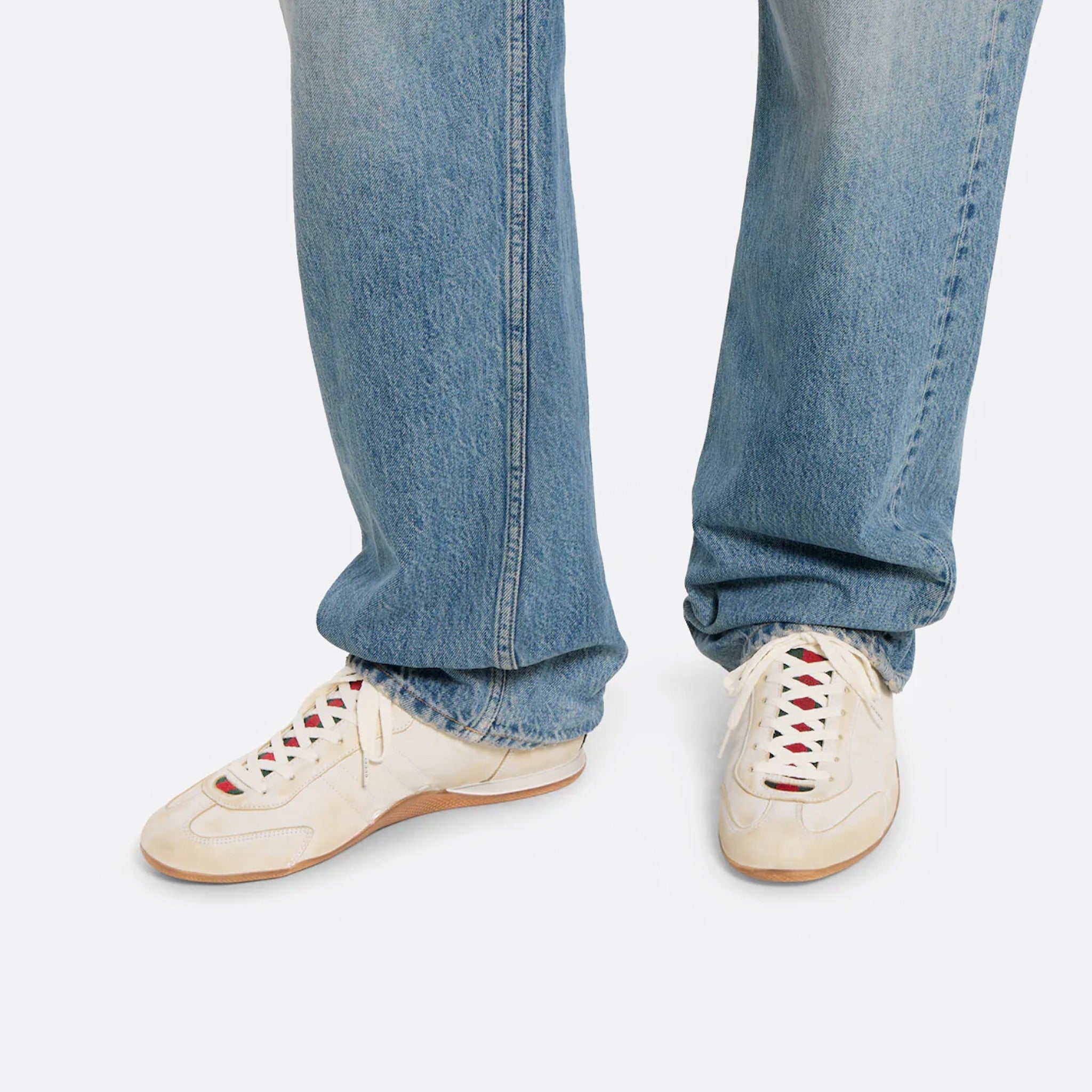 The Shift Trainers from Gucci in white leather