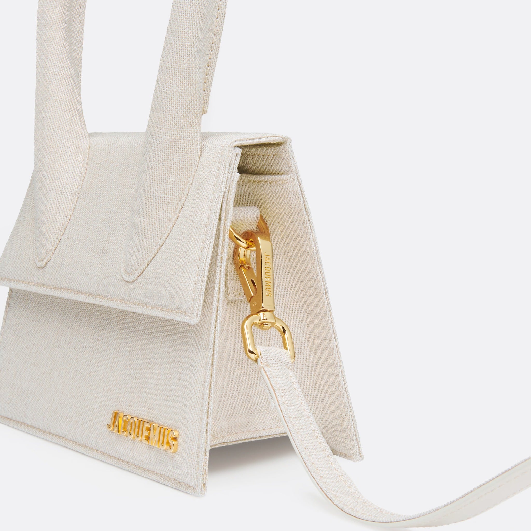 The Chiquito Medium Handbag by Jacquemus in Light Greige
