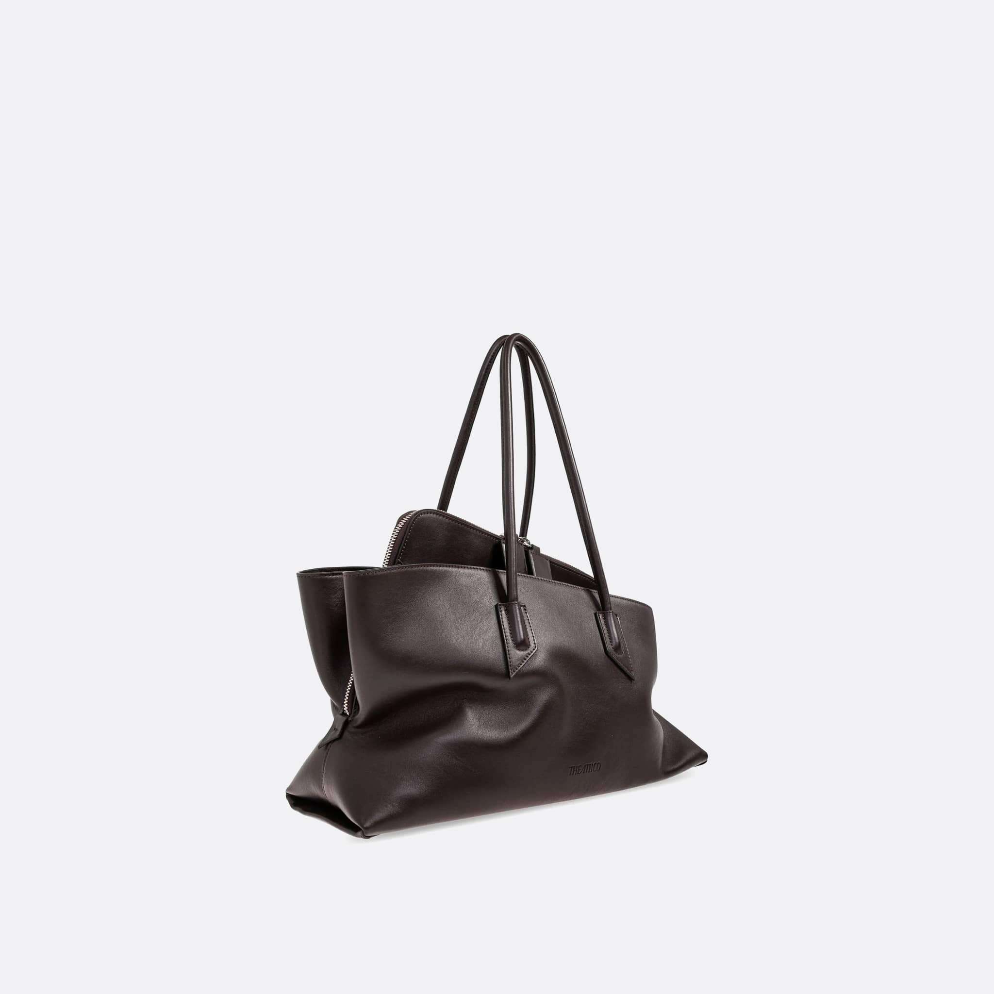 La Passeggiata Medium Leather Shoulder Bag from The Attico