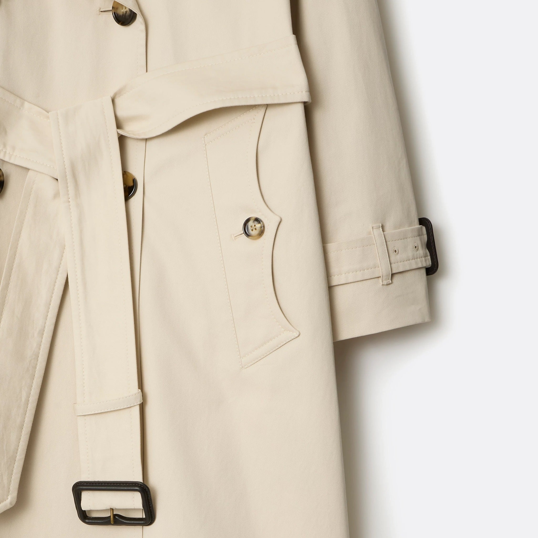 The Long Fitzrovia Trench Coat from Burberry in White
