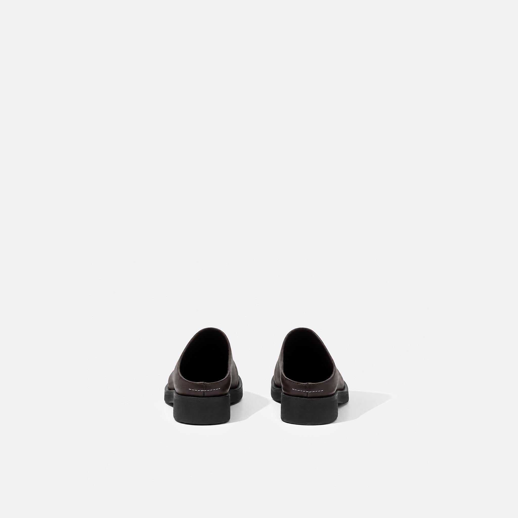 Round-Toe Leather Biker Mules from MM6 Maison Margiela