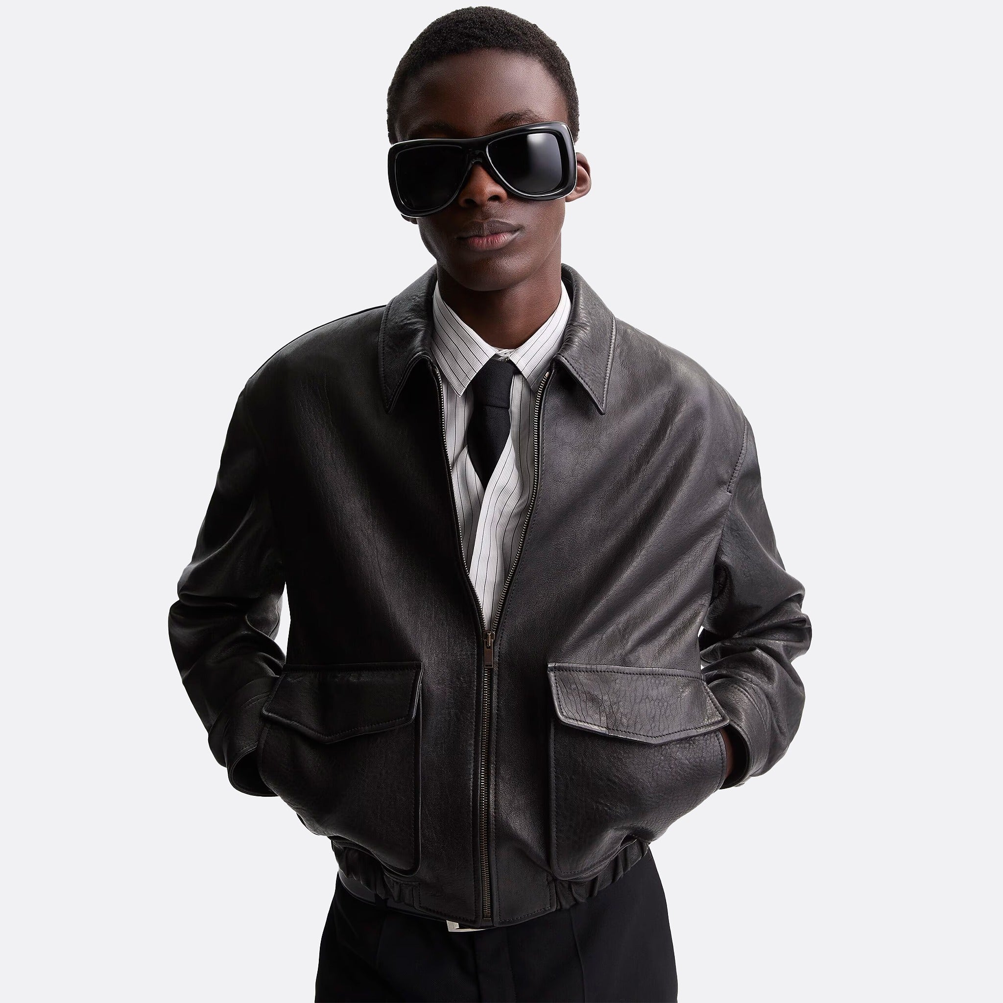 Short Lamb Leather Jacket from Saint Laurent