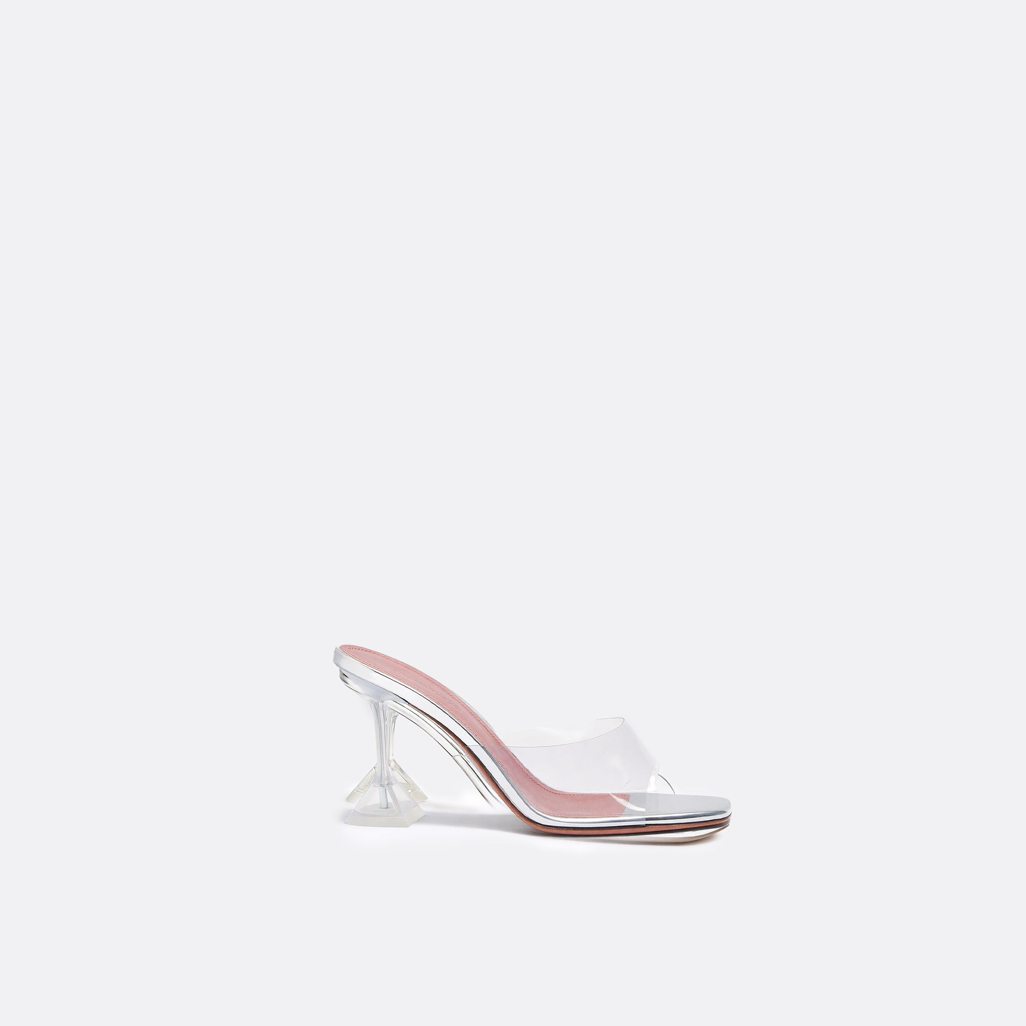 Lupita Glass 95 Slipper from Amina Muaddi