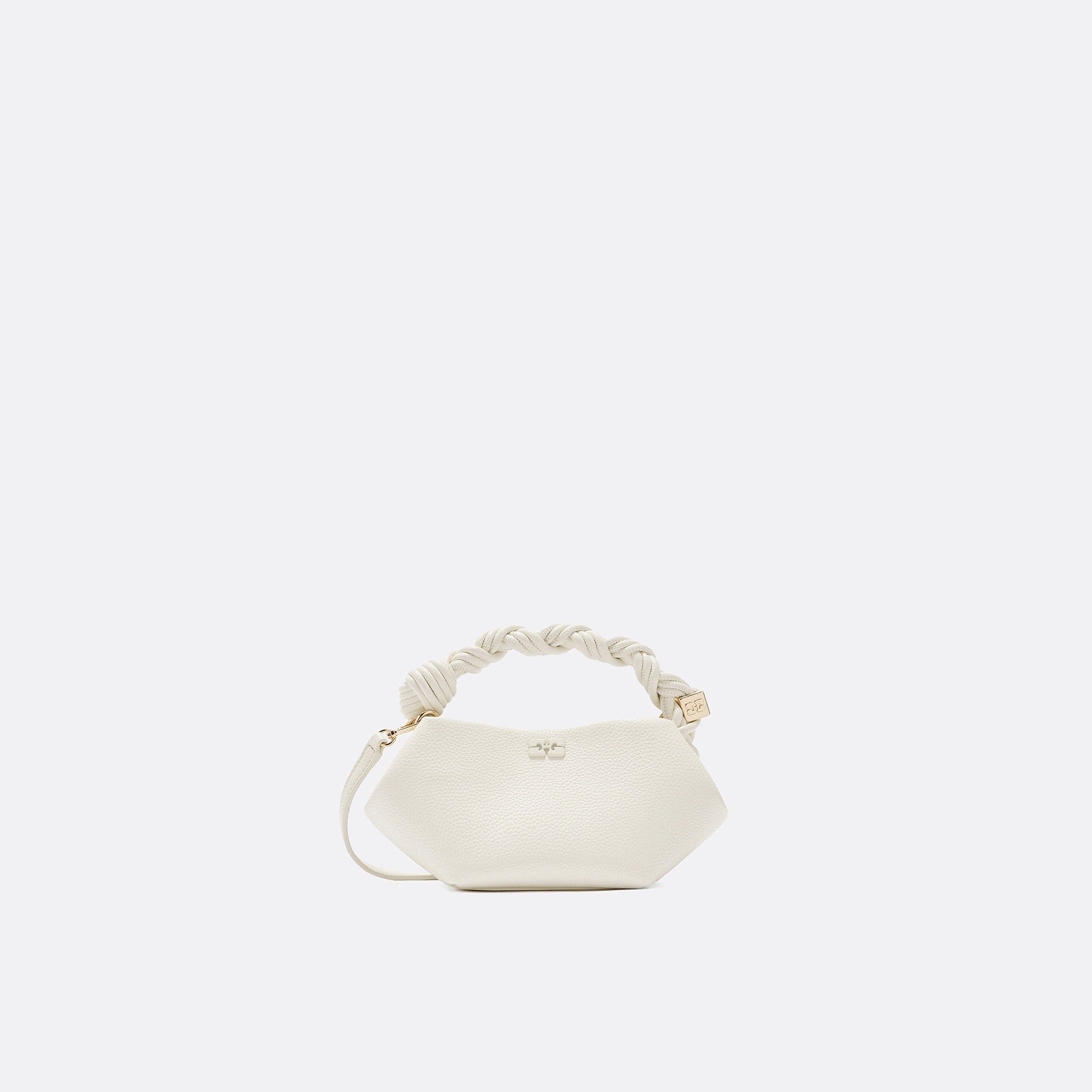 The Mini Bou Bag from GANNI is in Egret White